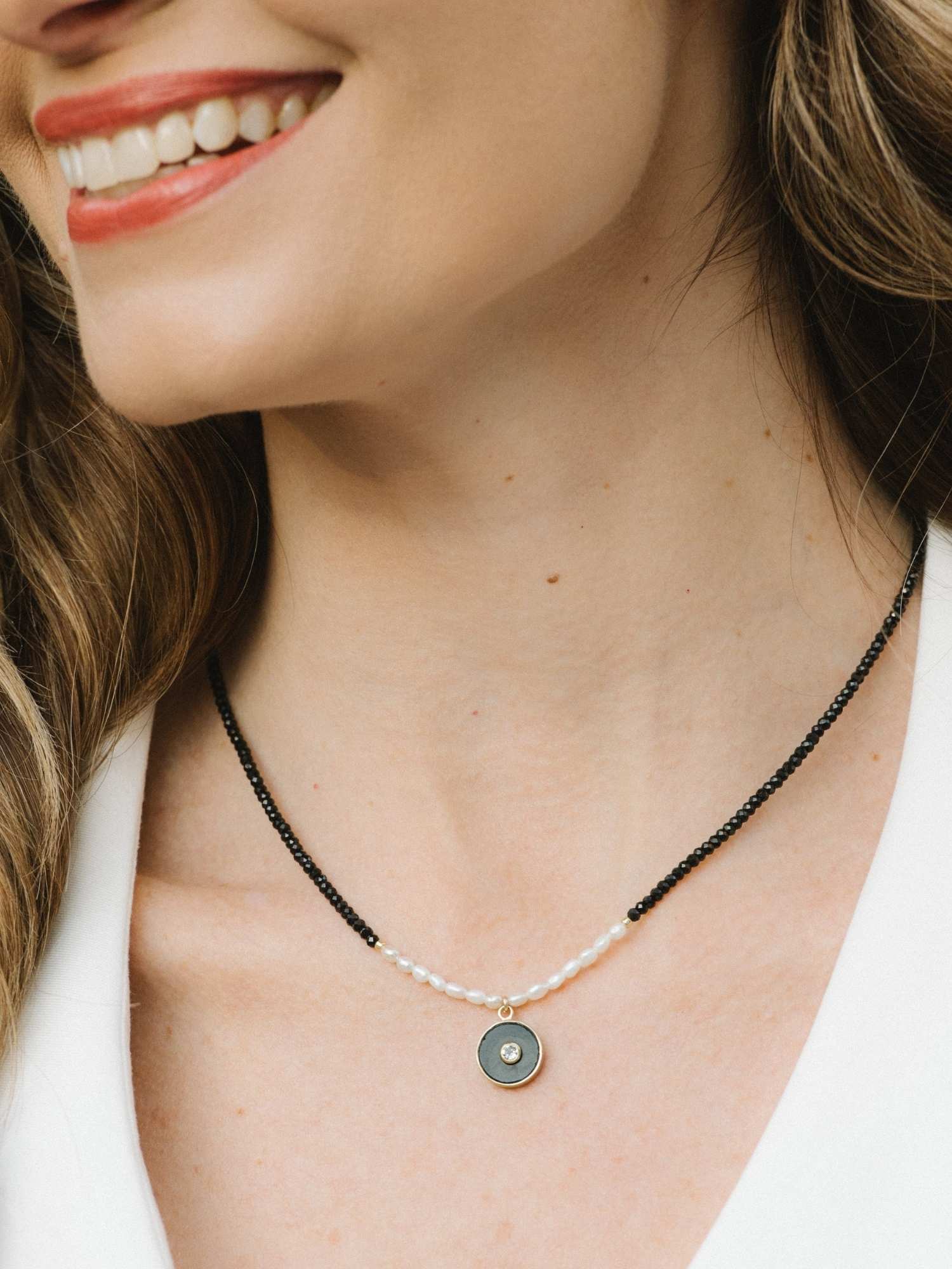 Equinox Necklace in Onyx