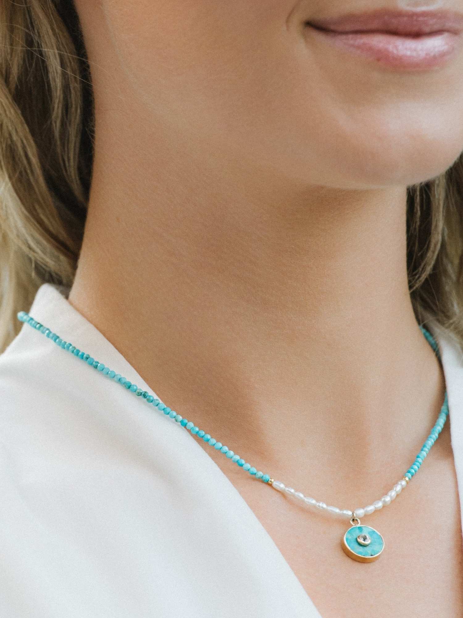 Equinox Necklace in Turquoise