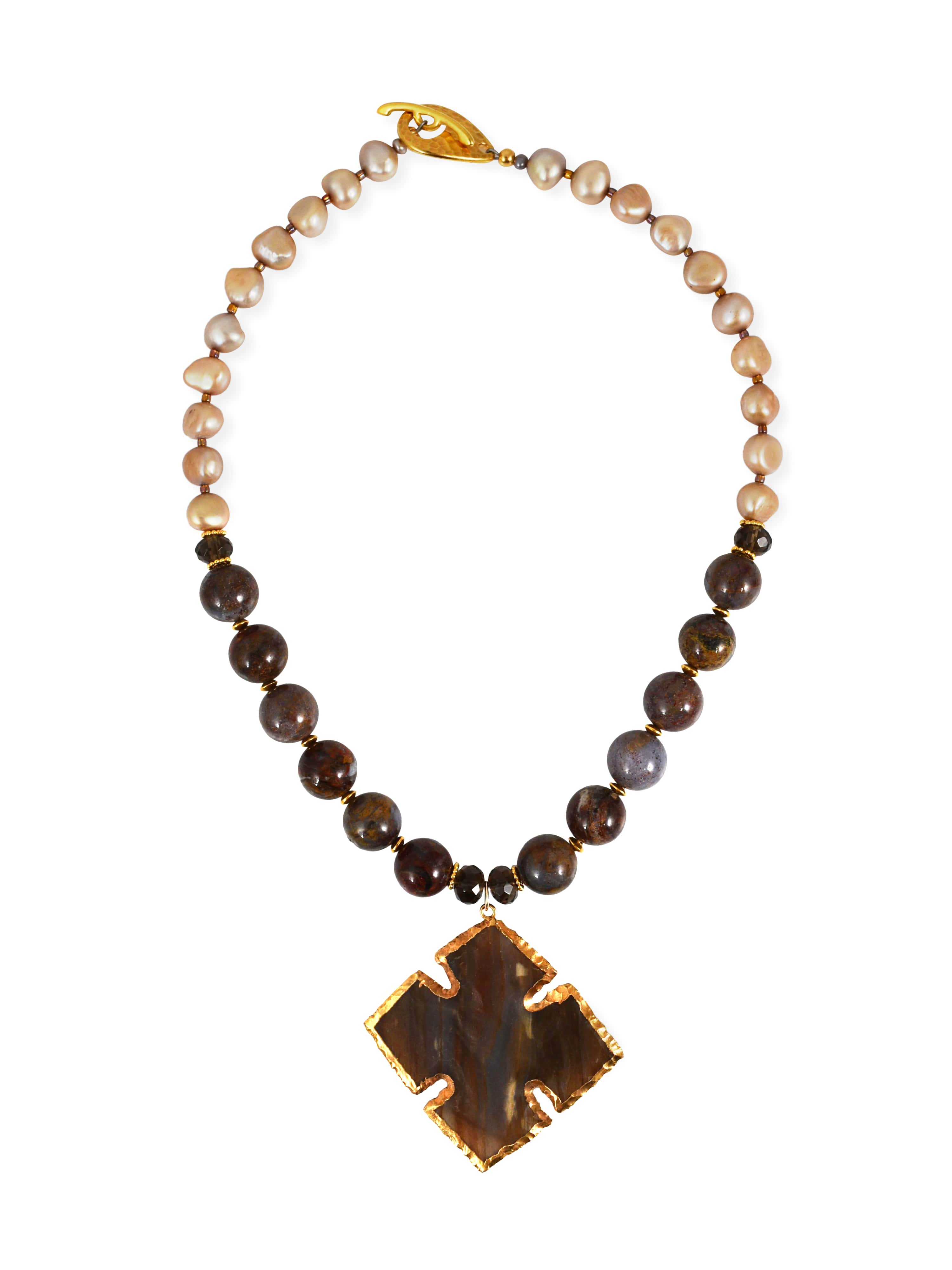 Faith Cross Necklace in Gold