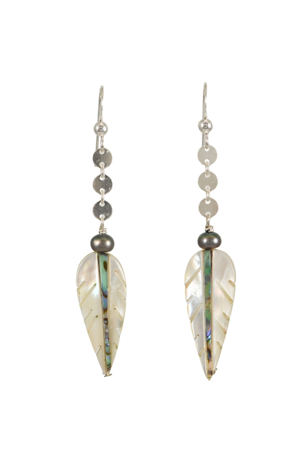 Wanderlust Earrings in Mother of Pearl