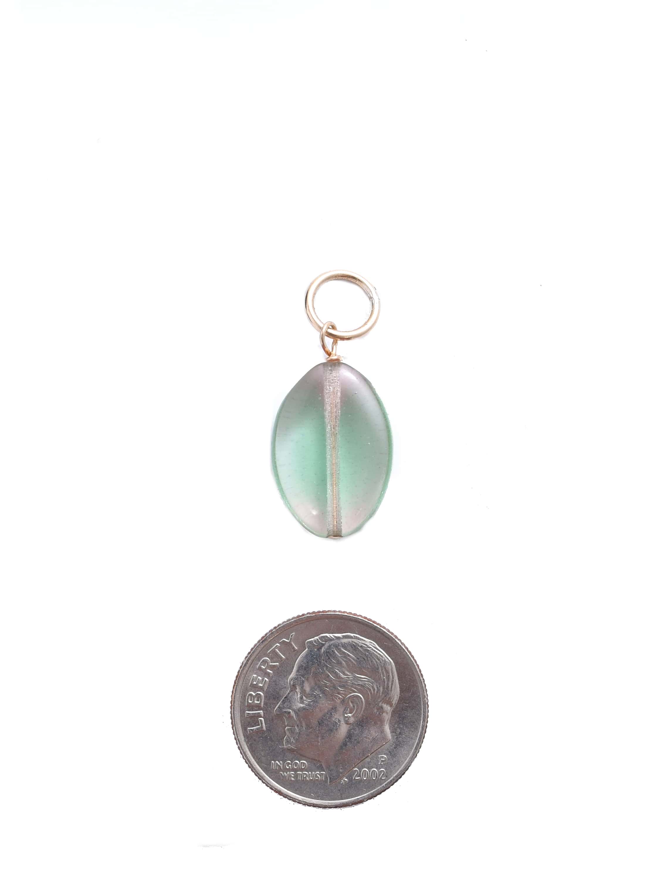 Fluorite Oval Charm