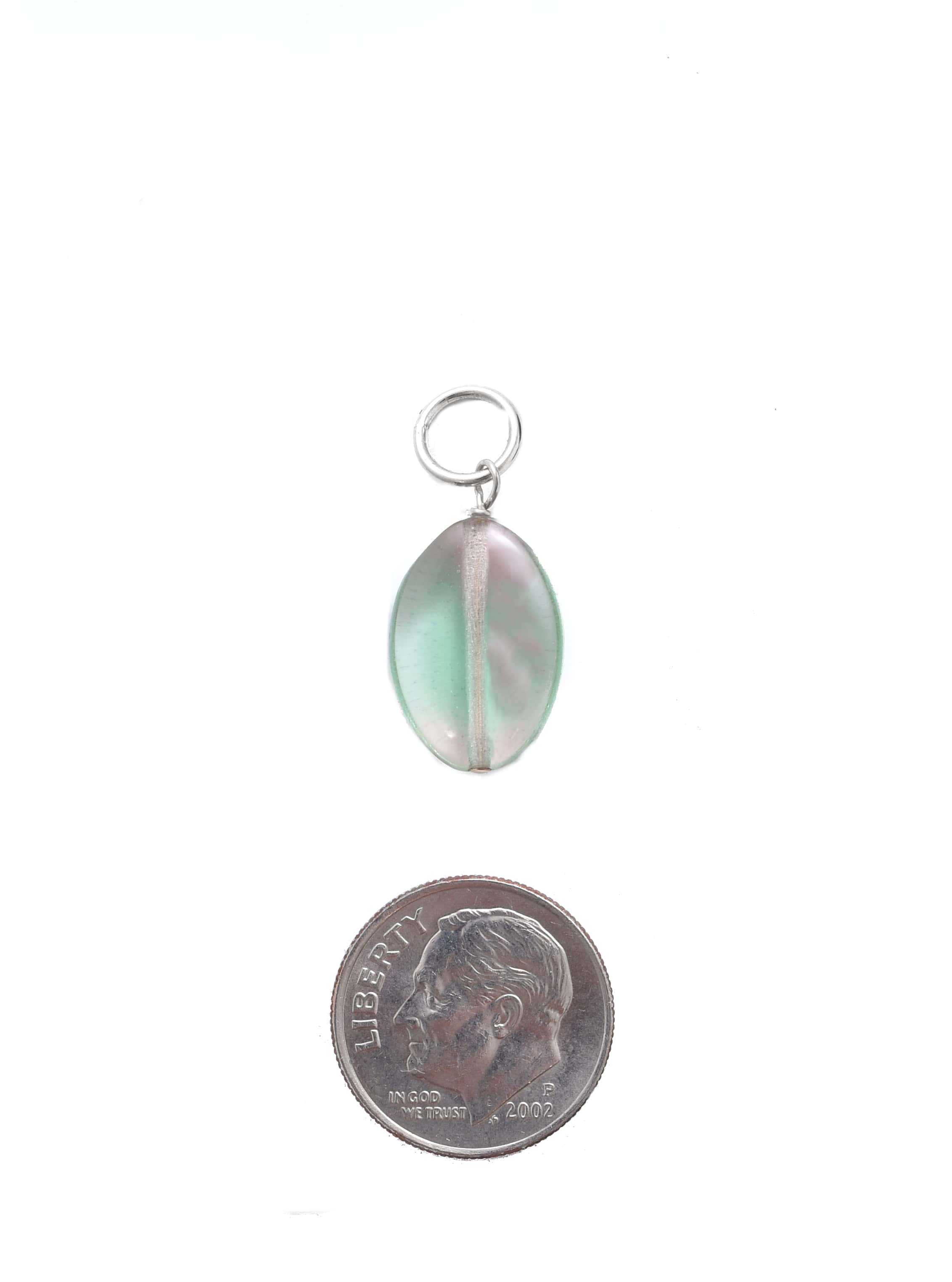 Fluorite Oval Charm