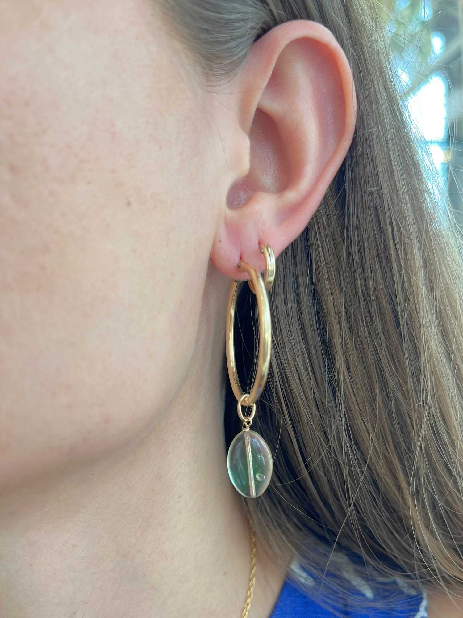 Fluorite Oval Charm