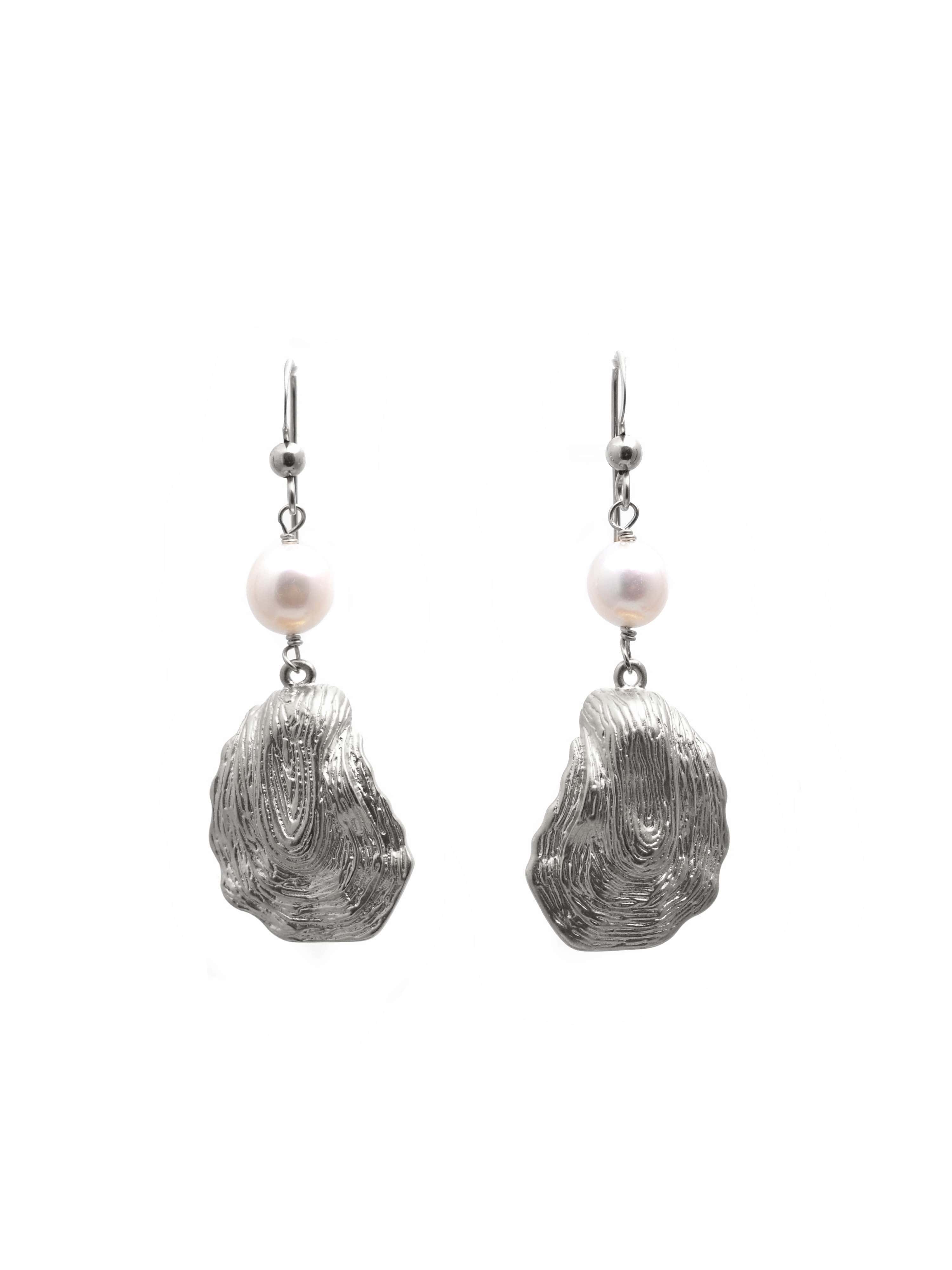 Folly Earrings in Silver