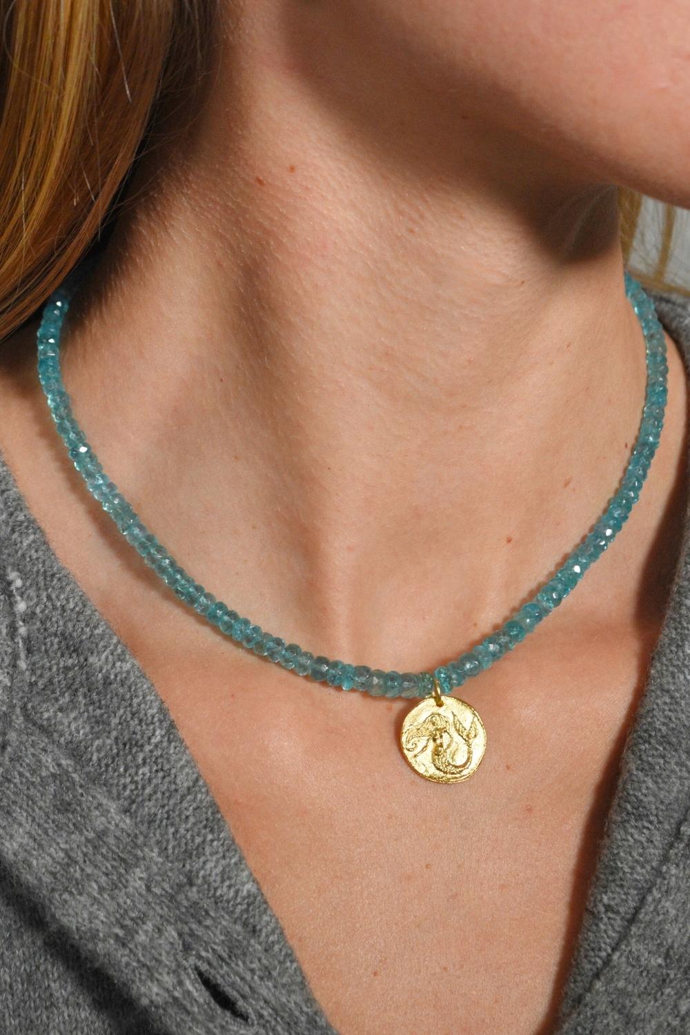 Gilded Mermaid Necklace