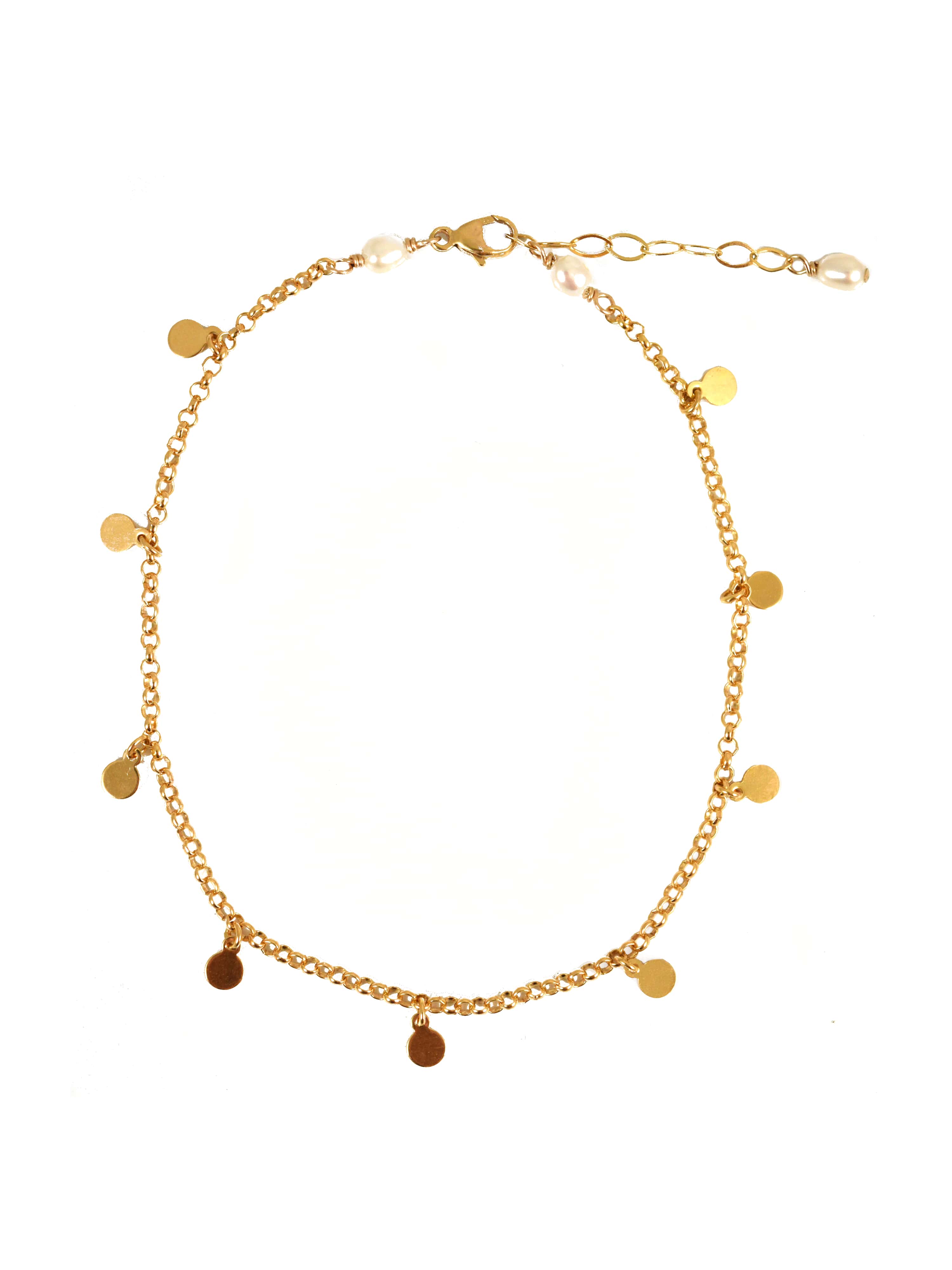 Golden Glimmer Anklet