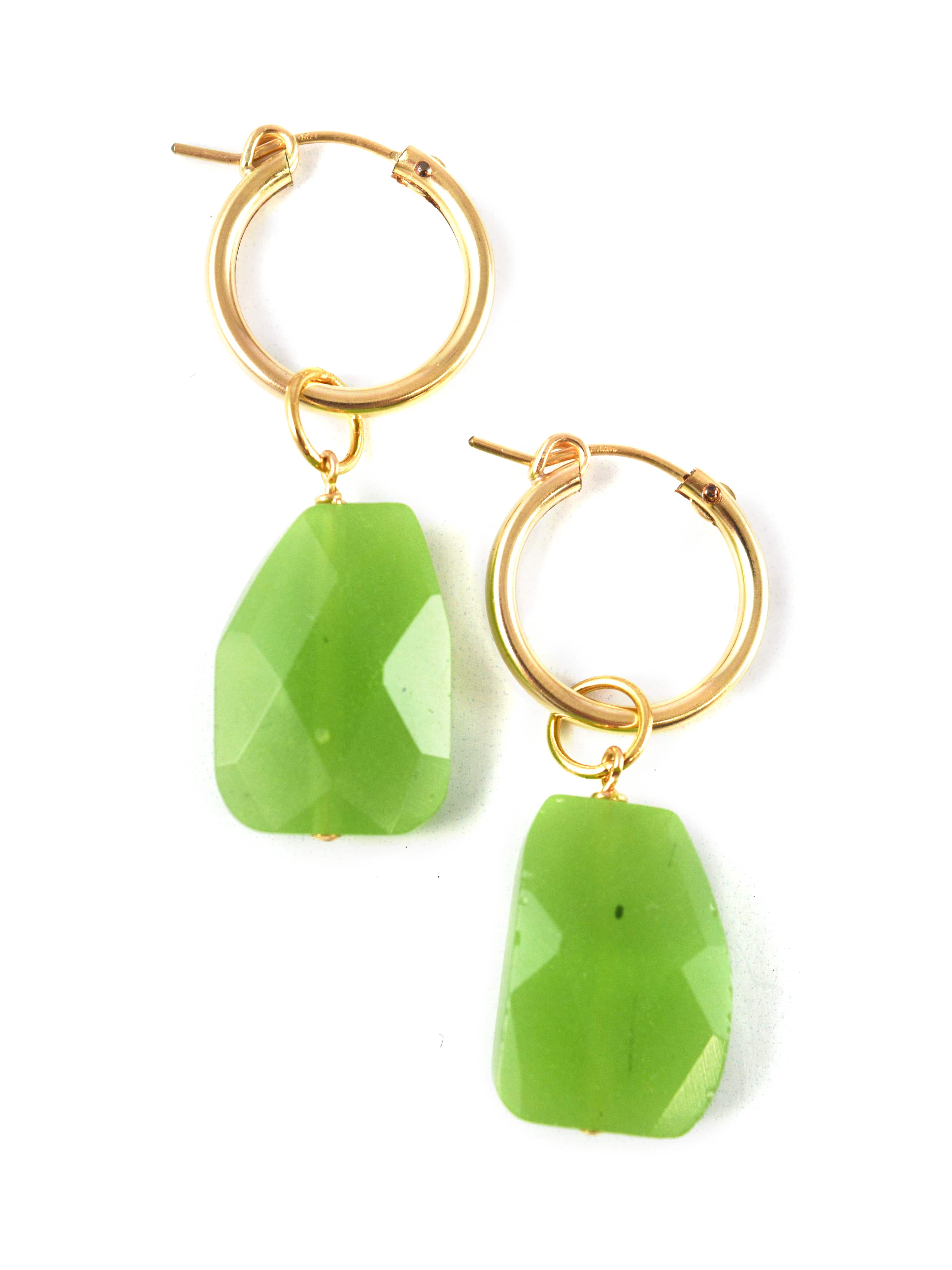 Green Jade Abstract Rectangles