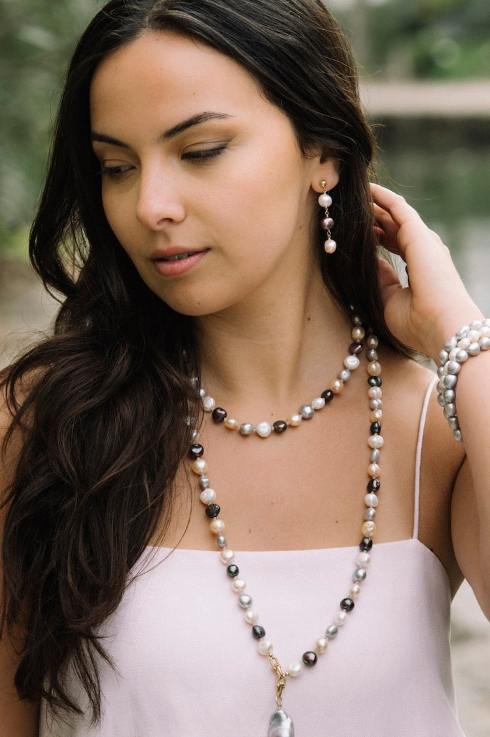 Monroe Pearl Drop Earrings