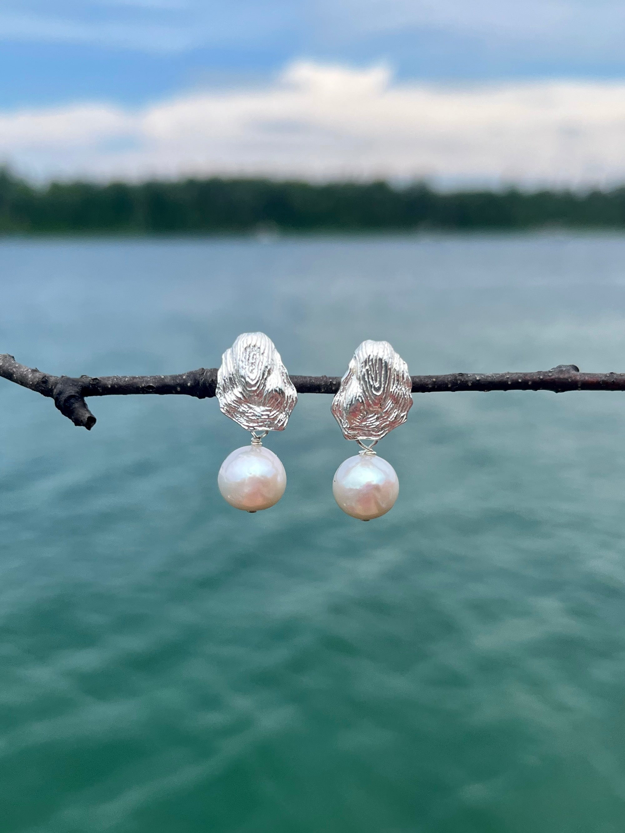 Seabrook Earrings in Sterling silver