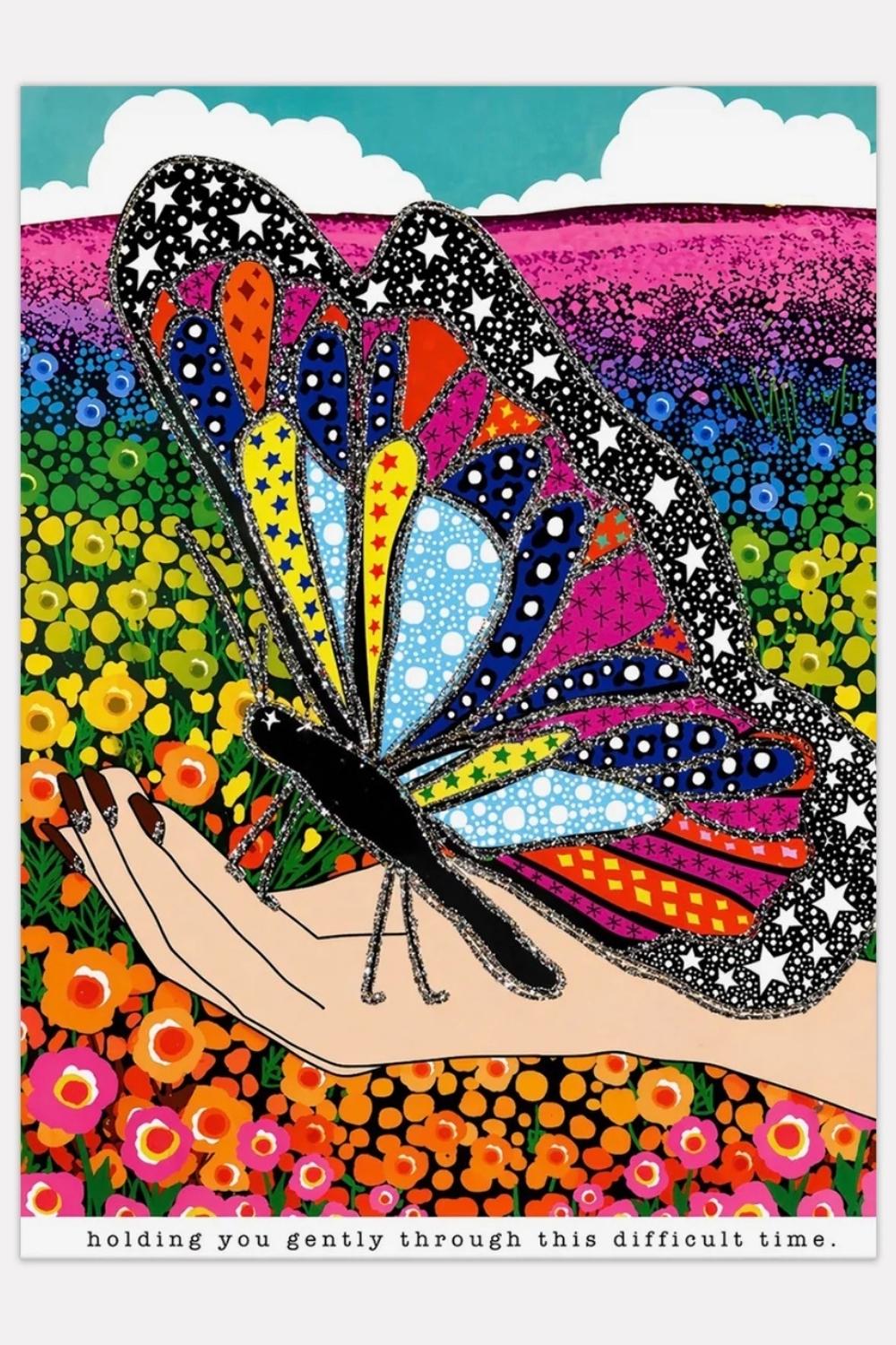 Holding You Gently Butterfly Card