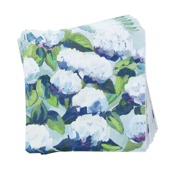 Hydrangea Cocktail Napkins