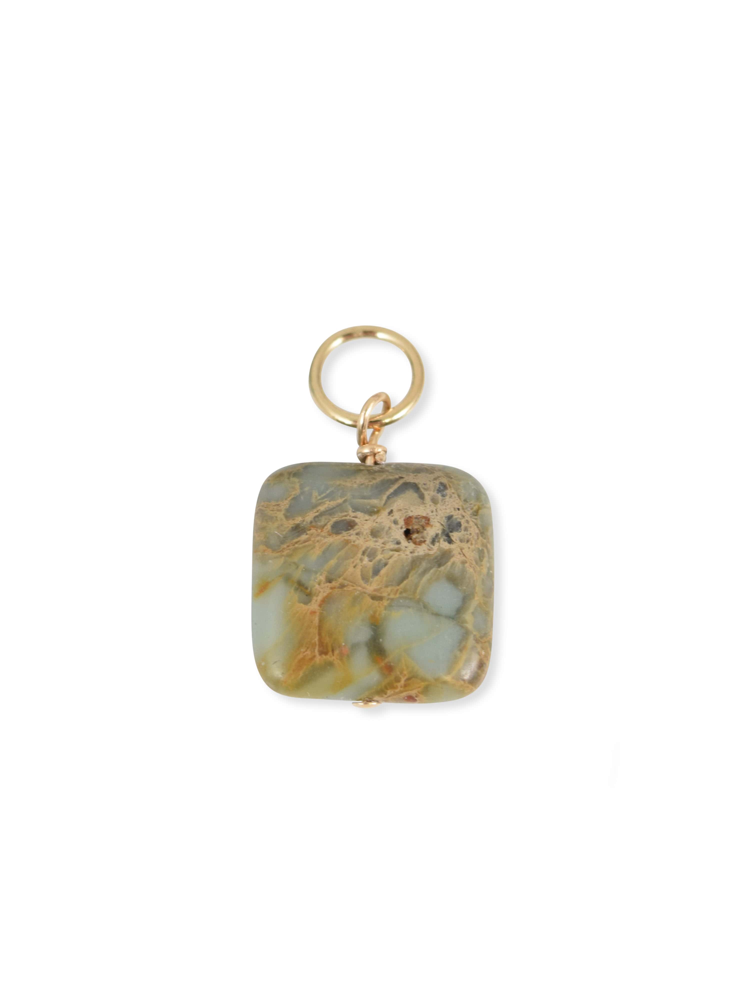 Imperial Jasper Square Charm