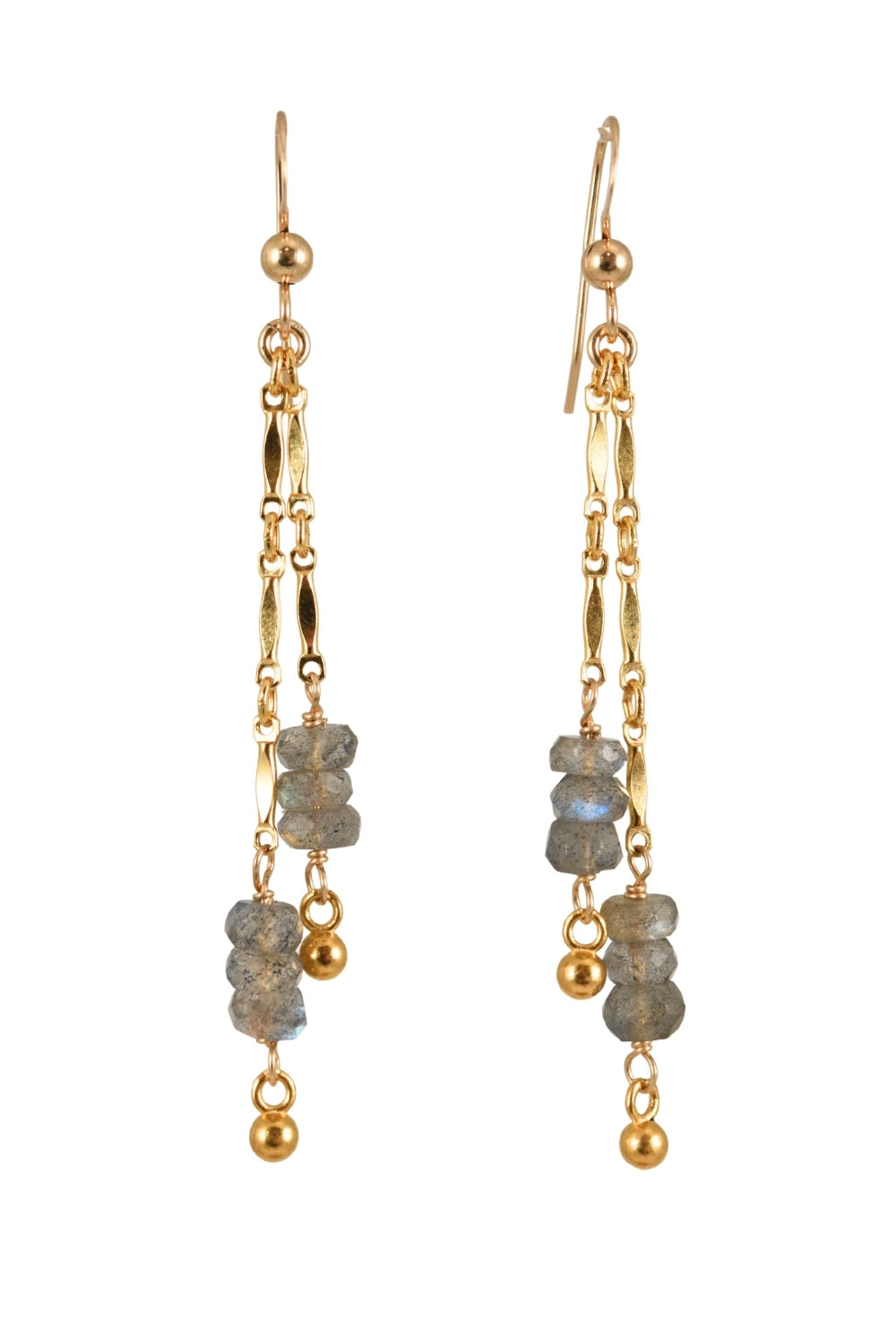Beaded Bar Earrings