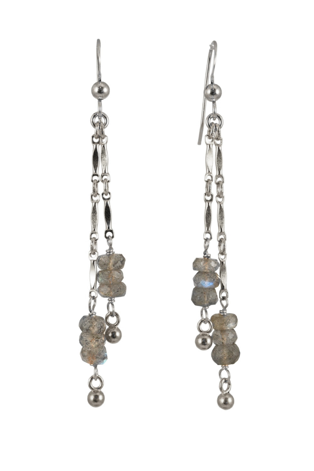 Beaded Bar Earrings