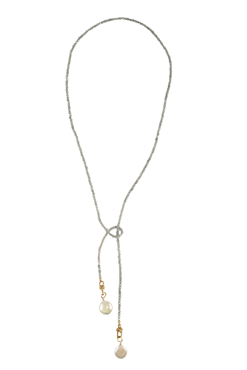 Labradorite Lariat Necklace