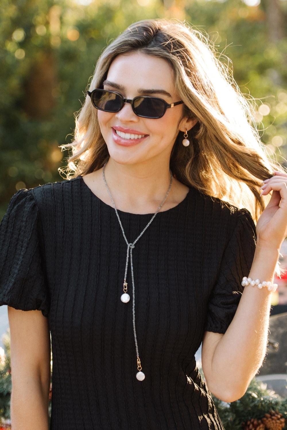 Labradorite Lariat Necklace