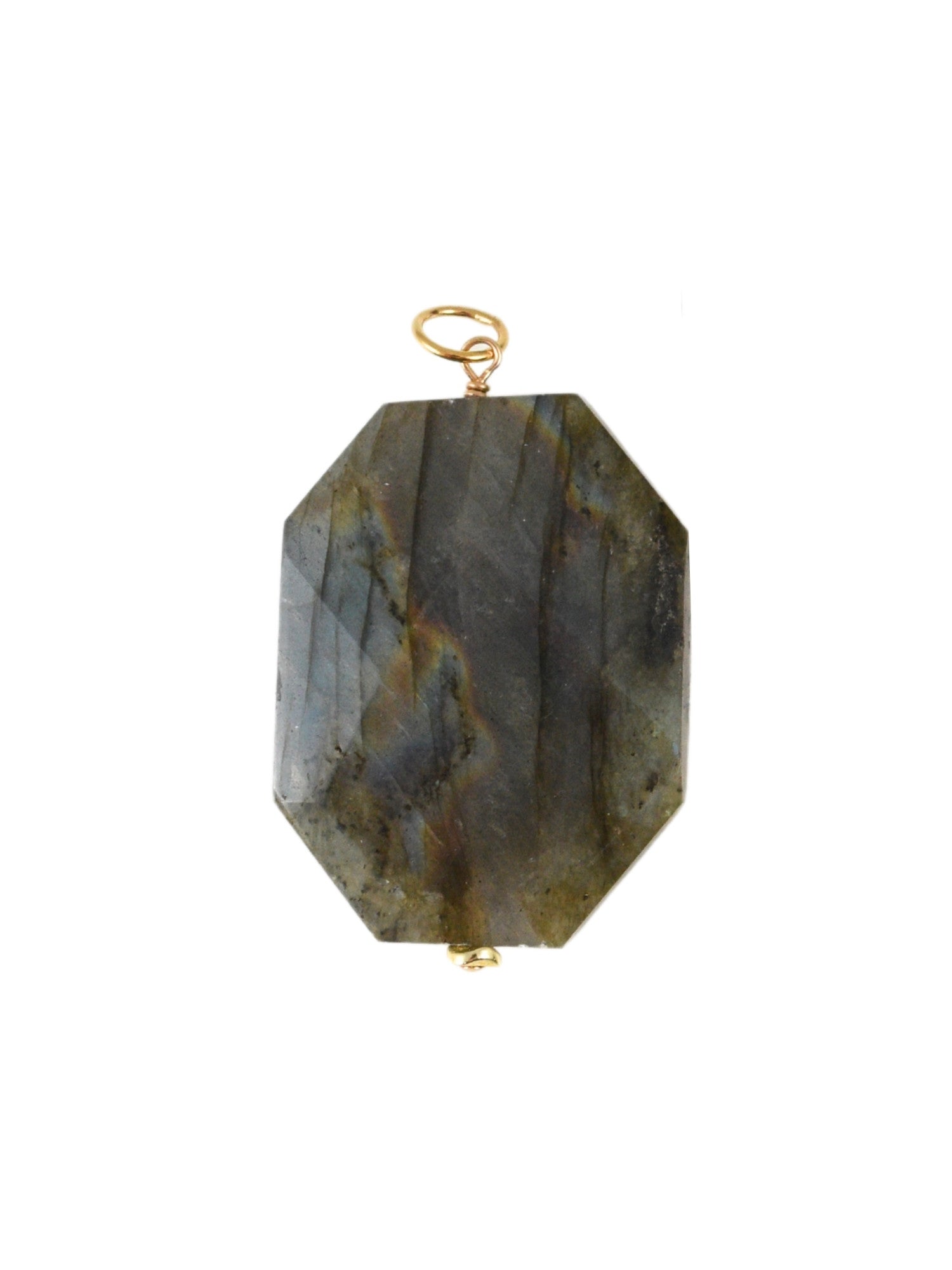 Labradorite Slab Necklace Charm