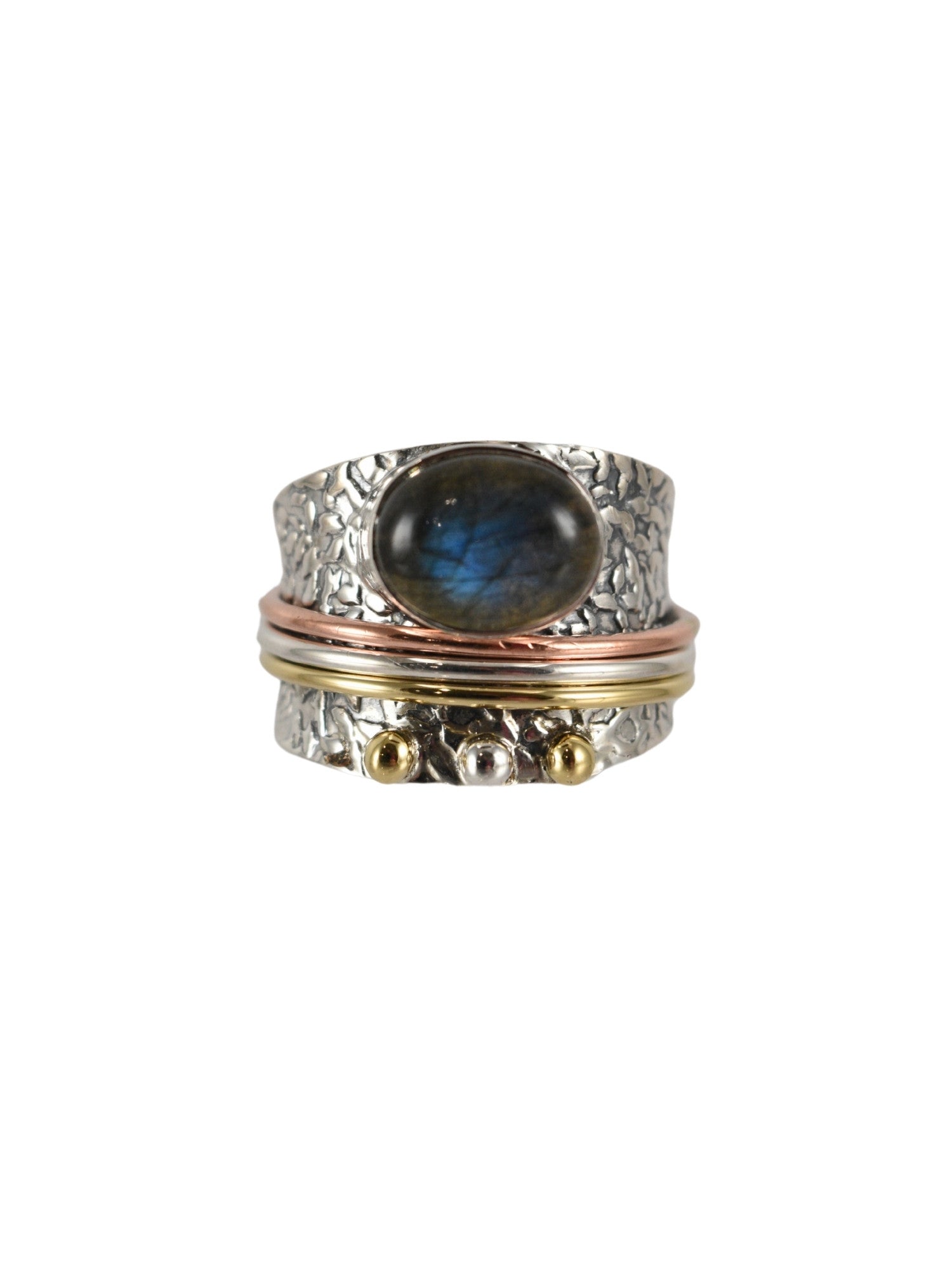 Labradorite Spinner Ring