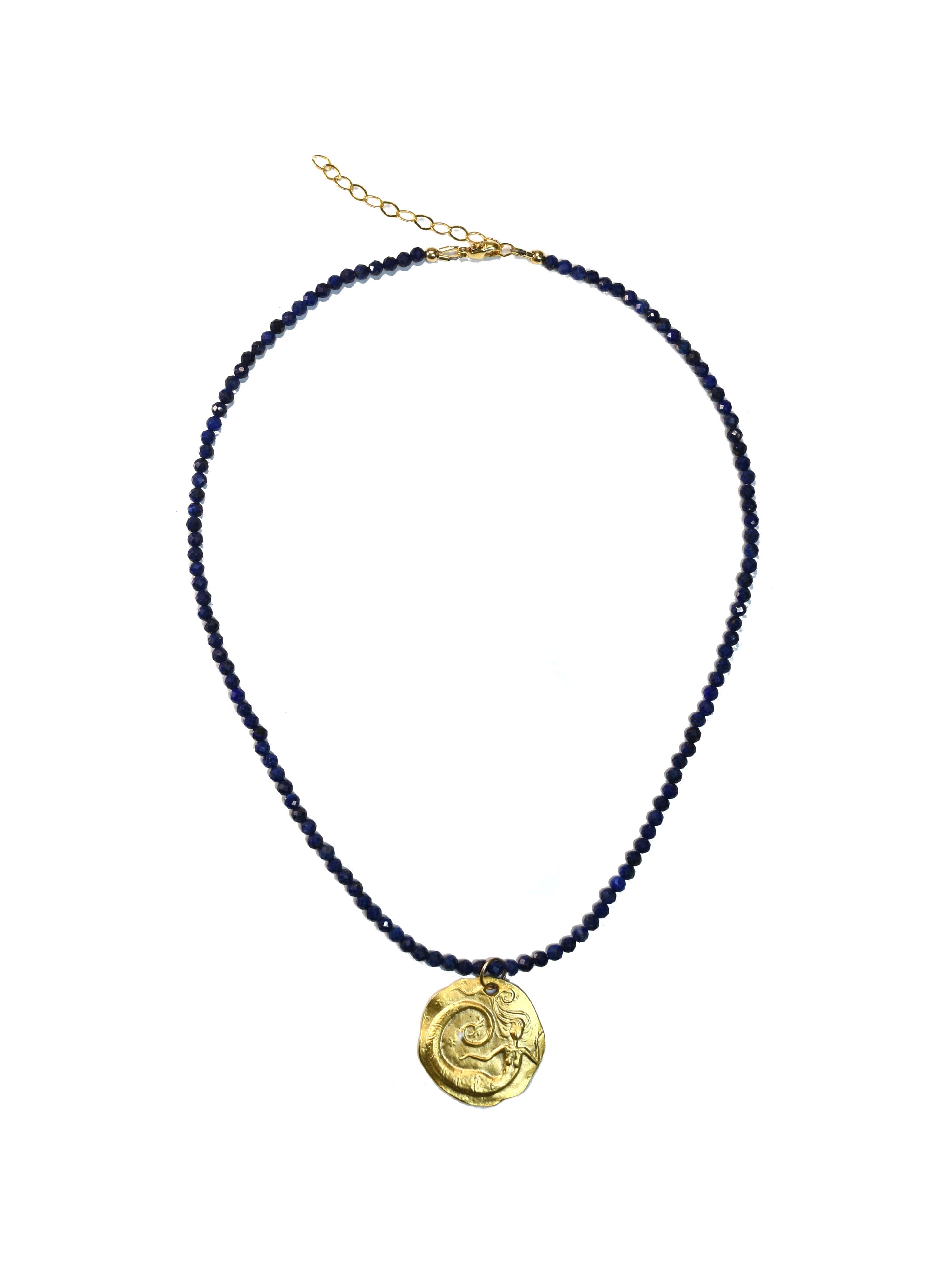Lapis Mermaid Necklace