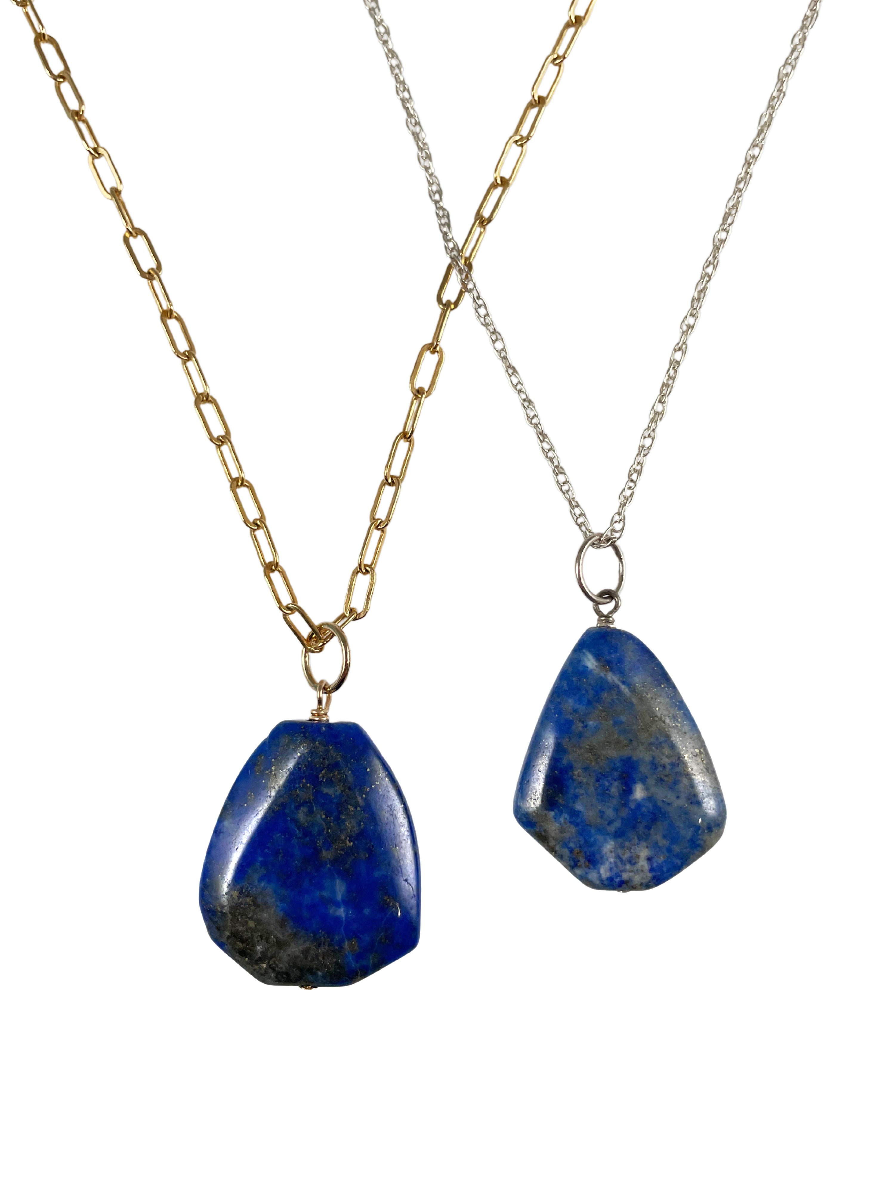 Lapis Shield Charm