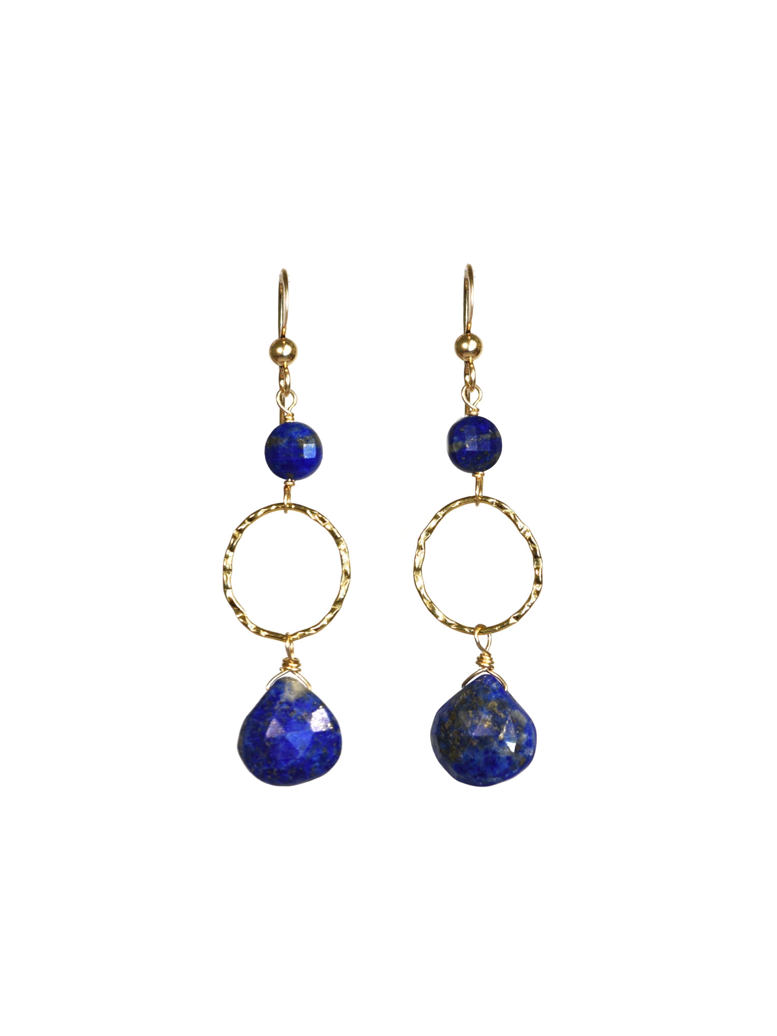 Tillie Earrings in Lapis