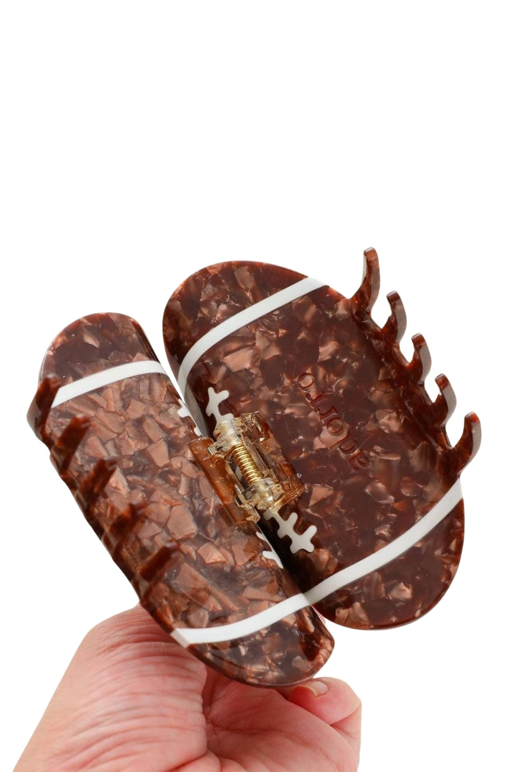 Large Football Claw Clip