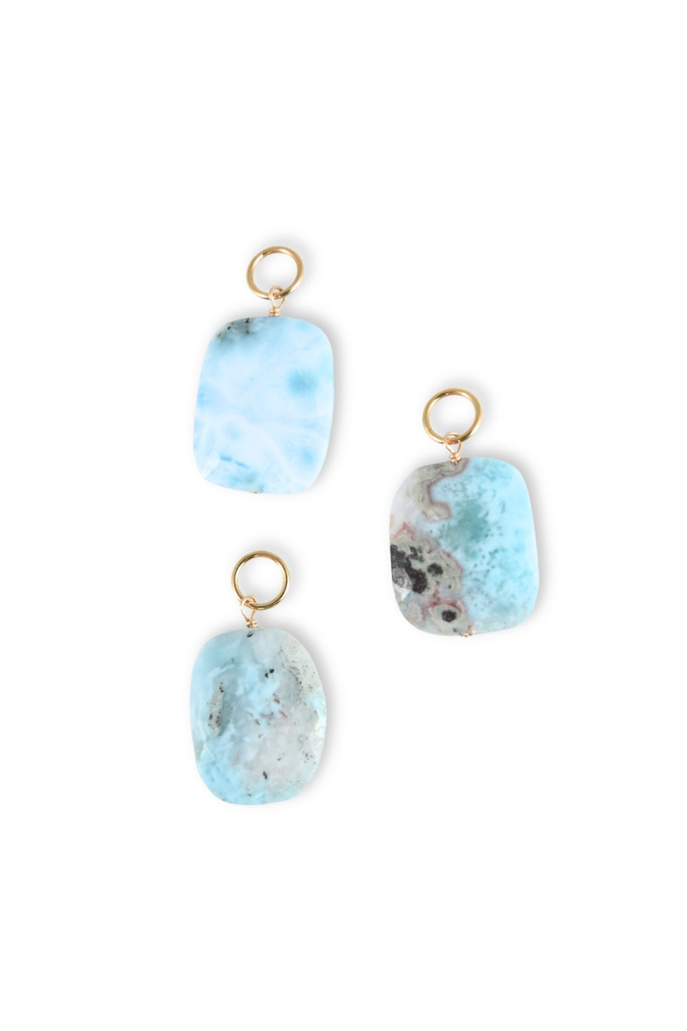 Larimar Rectangle Charm