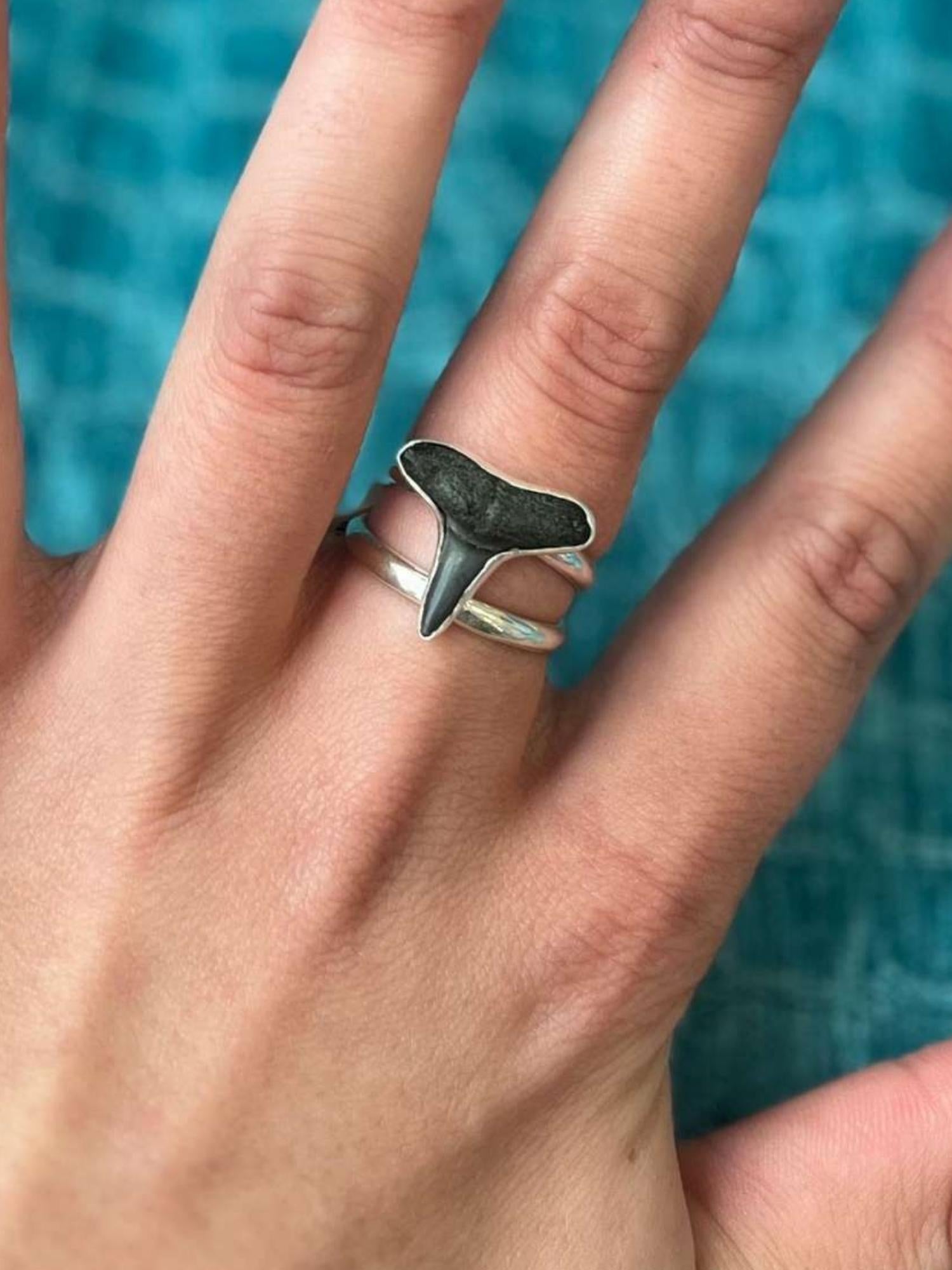 Lowtide Treasure Double Band adjustable Ring