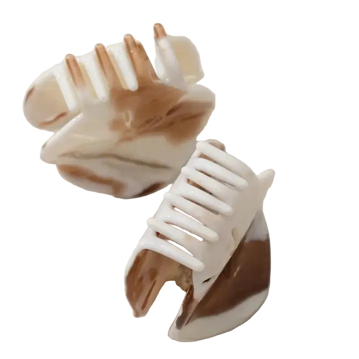 Marbled Sand Dollar Claw Clip