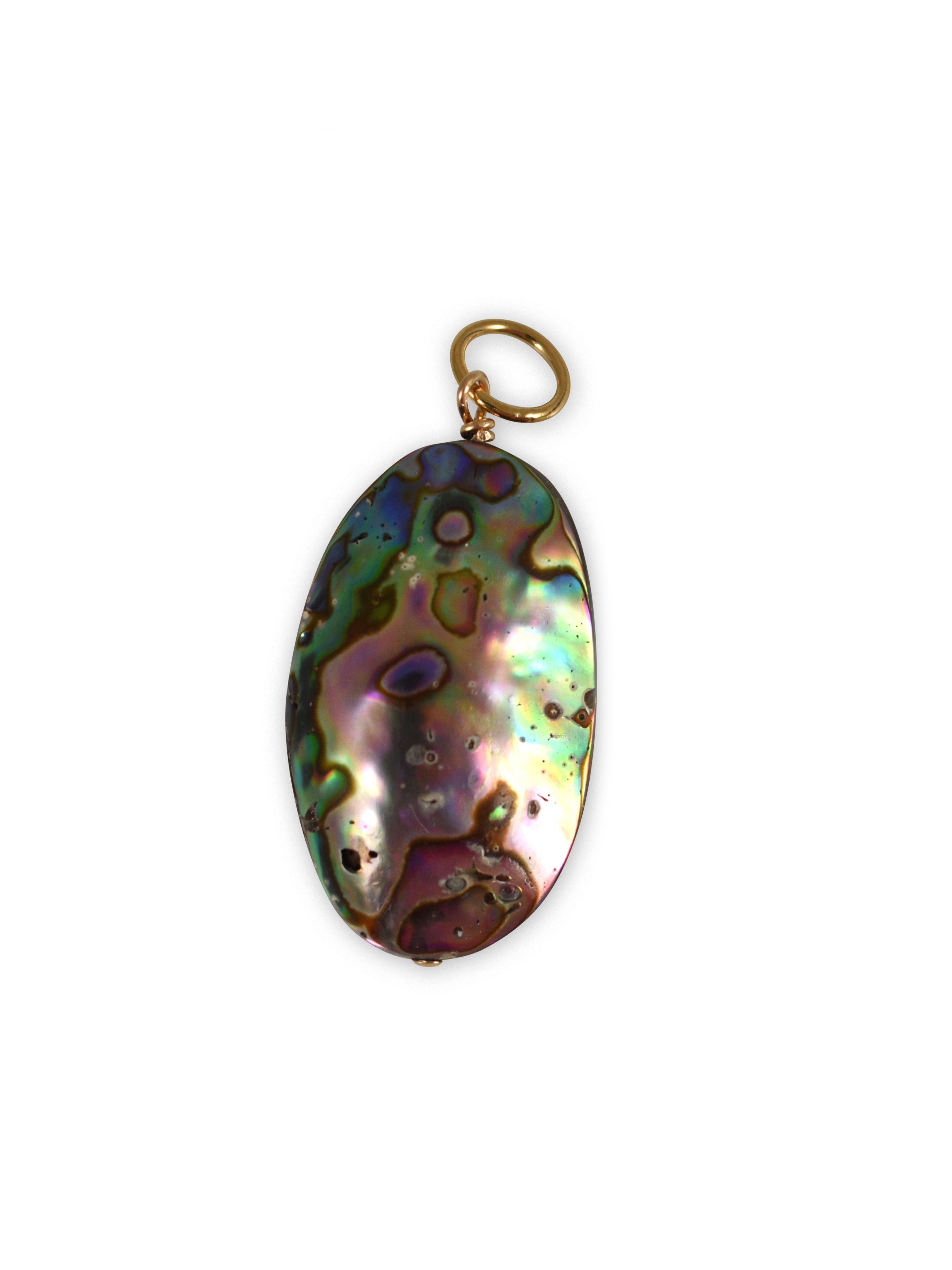Abalone Puff Charm