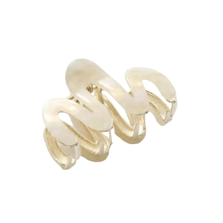 Mini Wave Claw Clip