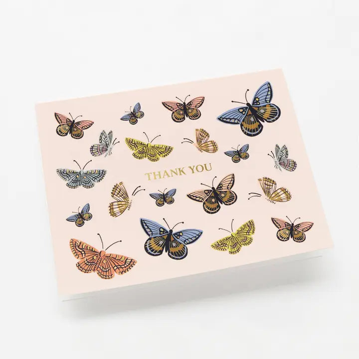 Monarch Thank You Card