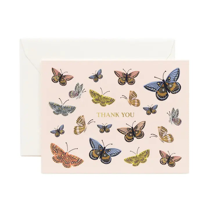 Monarch Thank You Card
