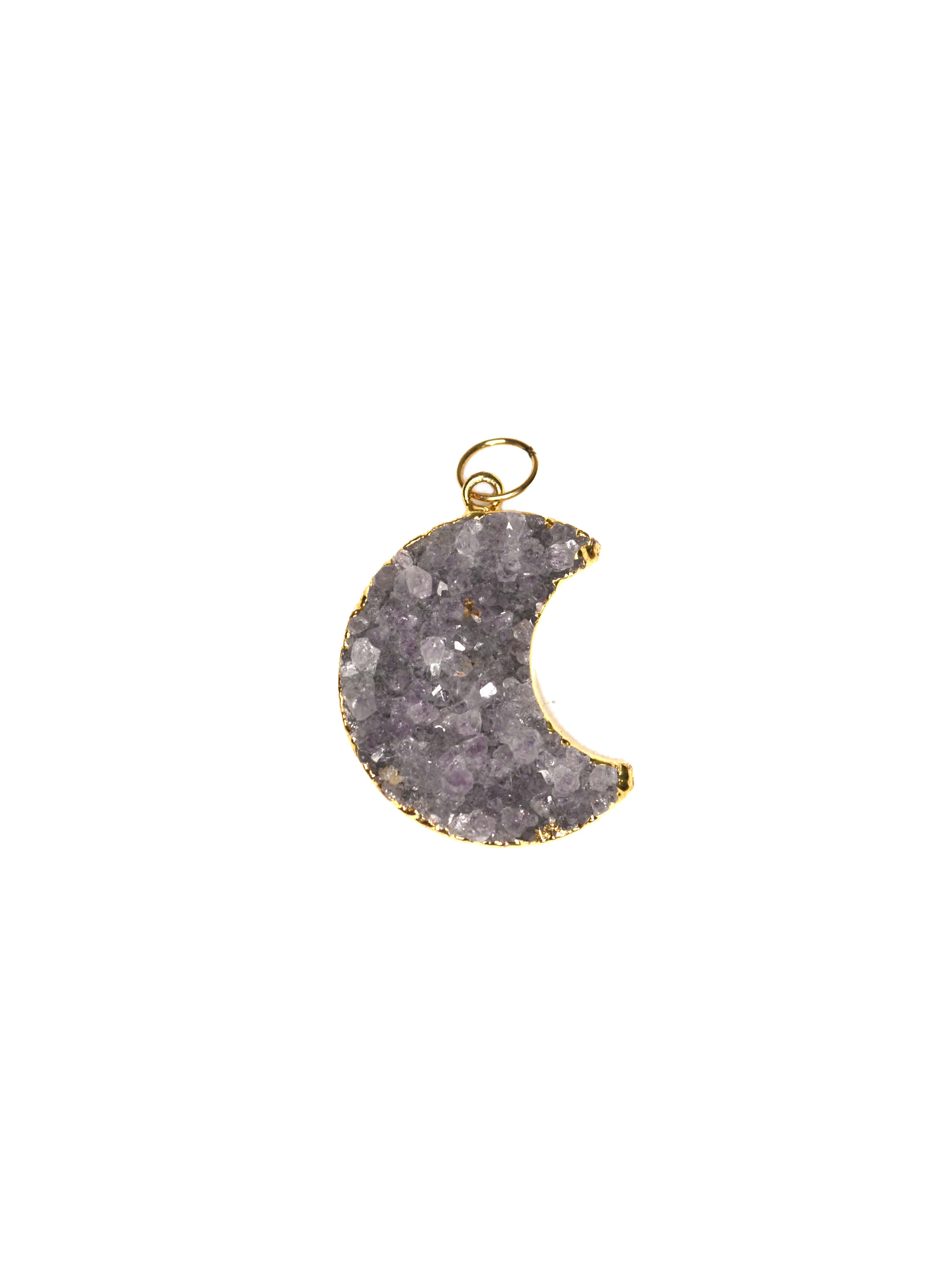 Moon Druzy Charm