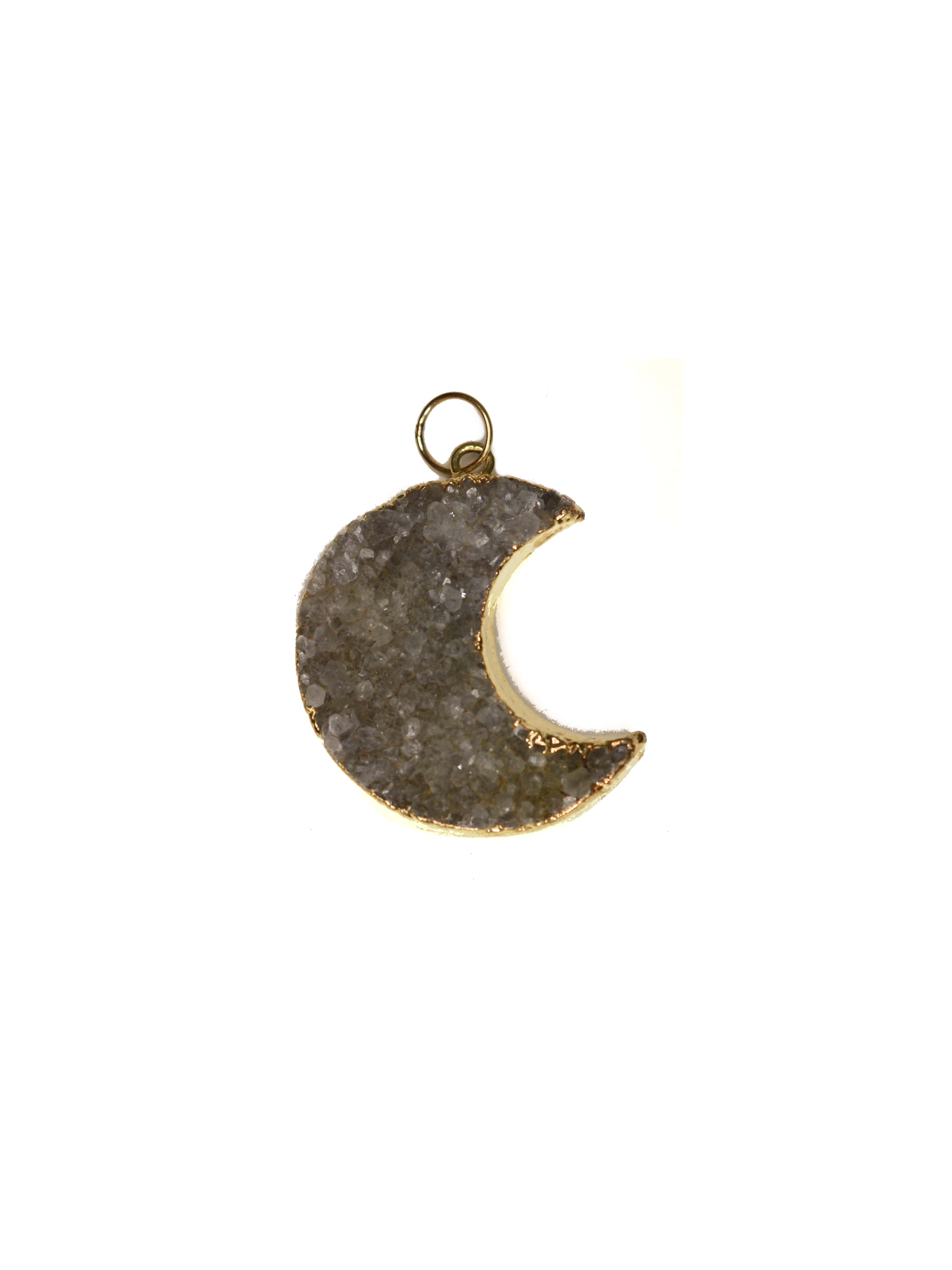 Moon Druzy Charm
