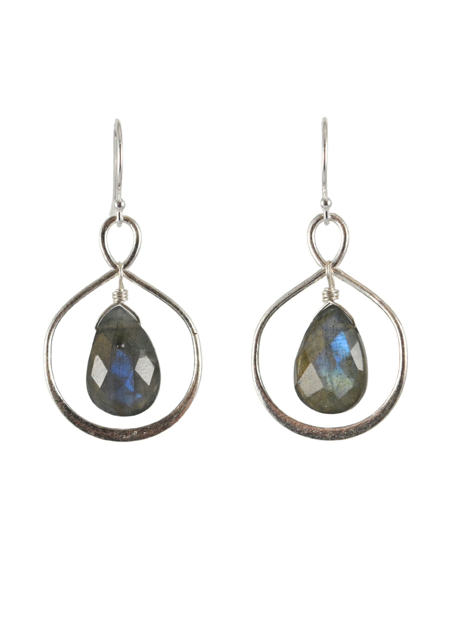 Neptune Earrings in Labradorite