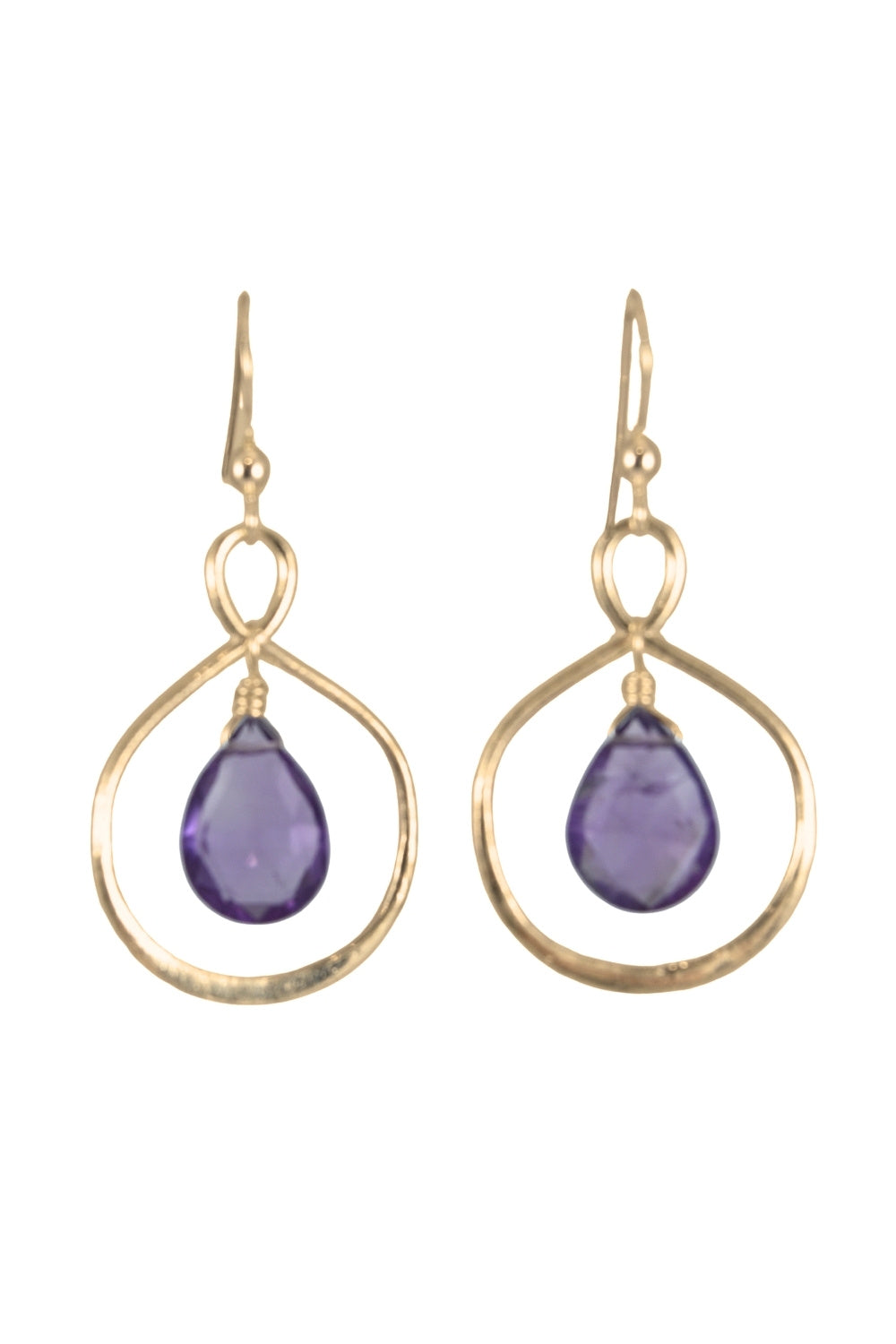 Neptune Earrings in Amethyst