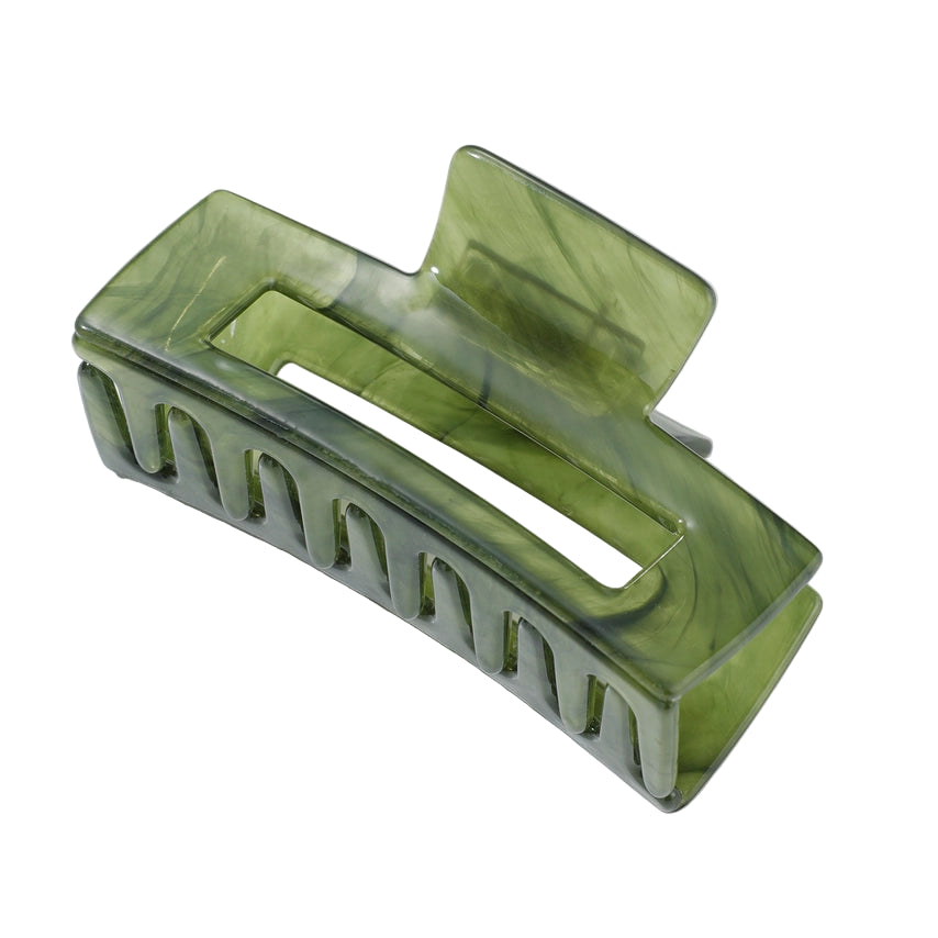 Olive Green Claw Clip