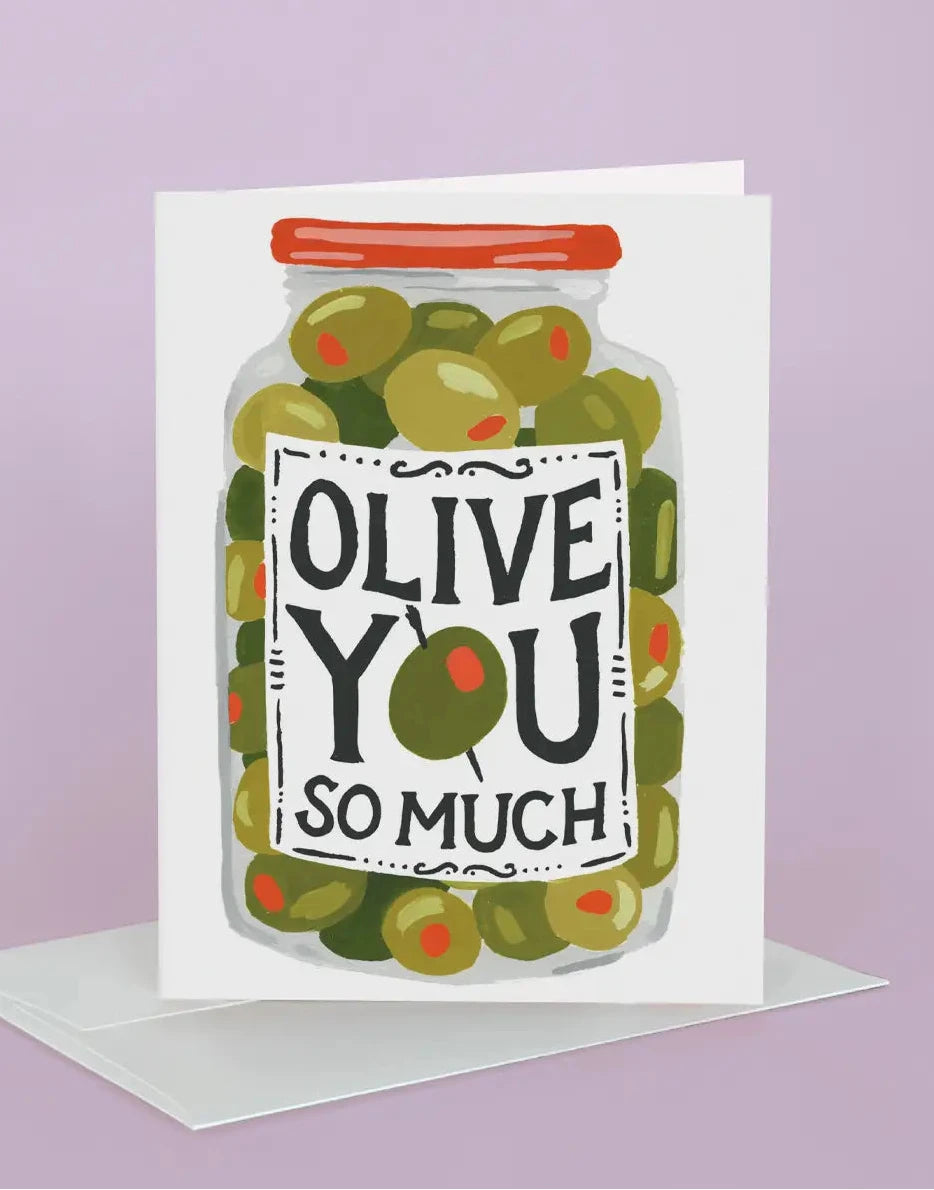 Olive You So Much Card