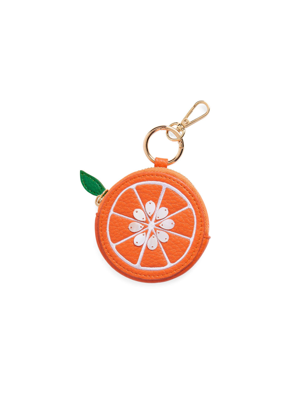 orange coin pouch