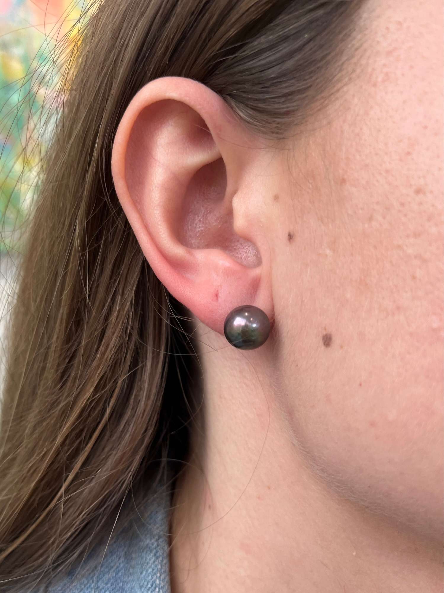 Peacock Pearl Posts in 10mm