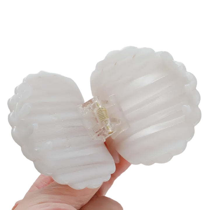 Pearl Scallop Shell Claw Clip