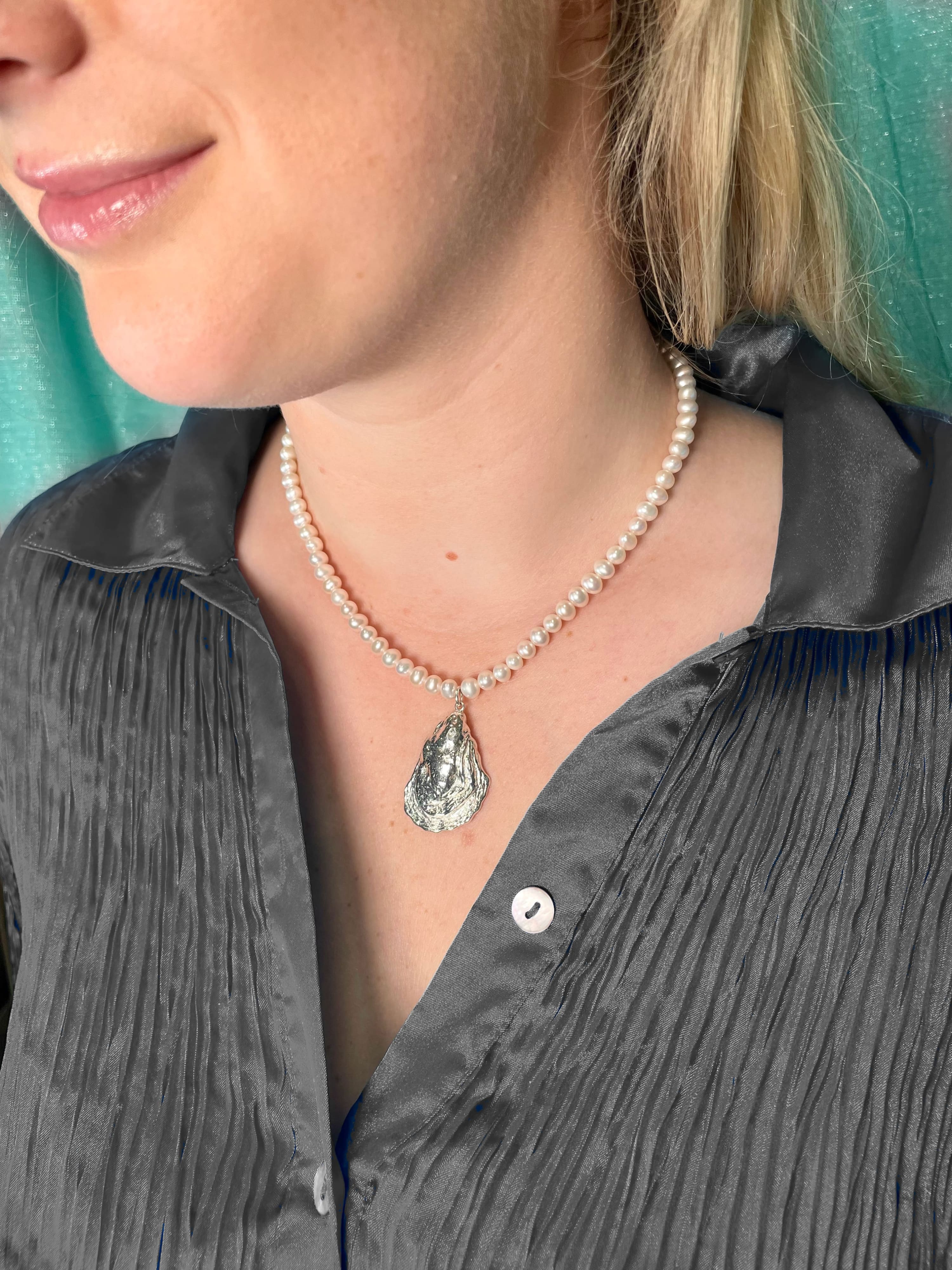 Penny Pearl Necklace