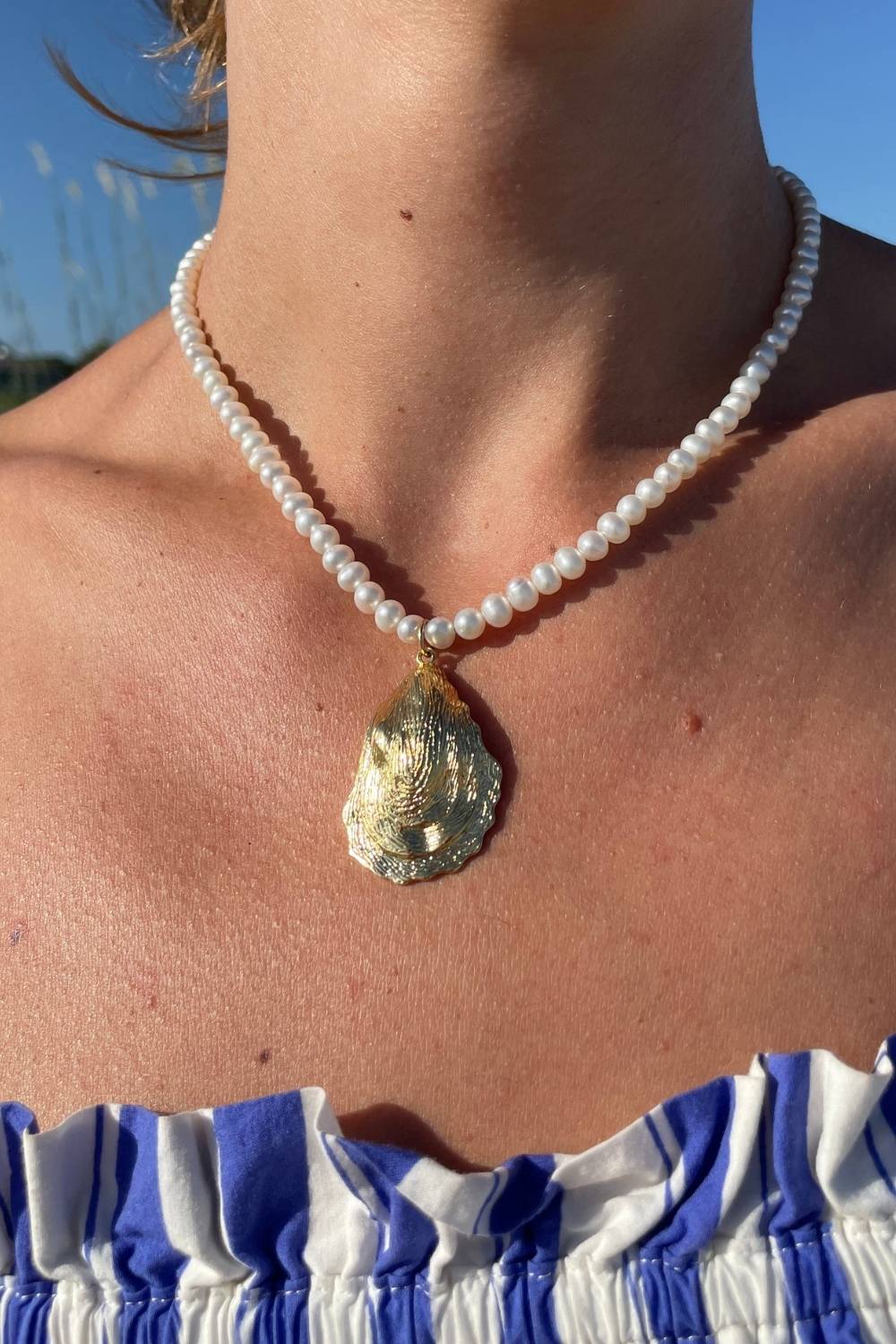 Penny Pearl Necklace