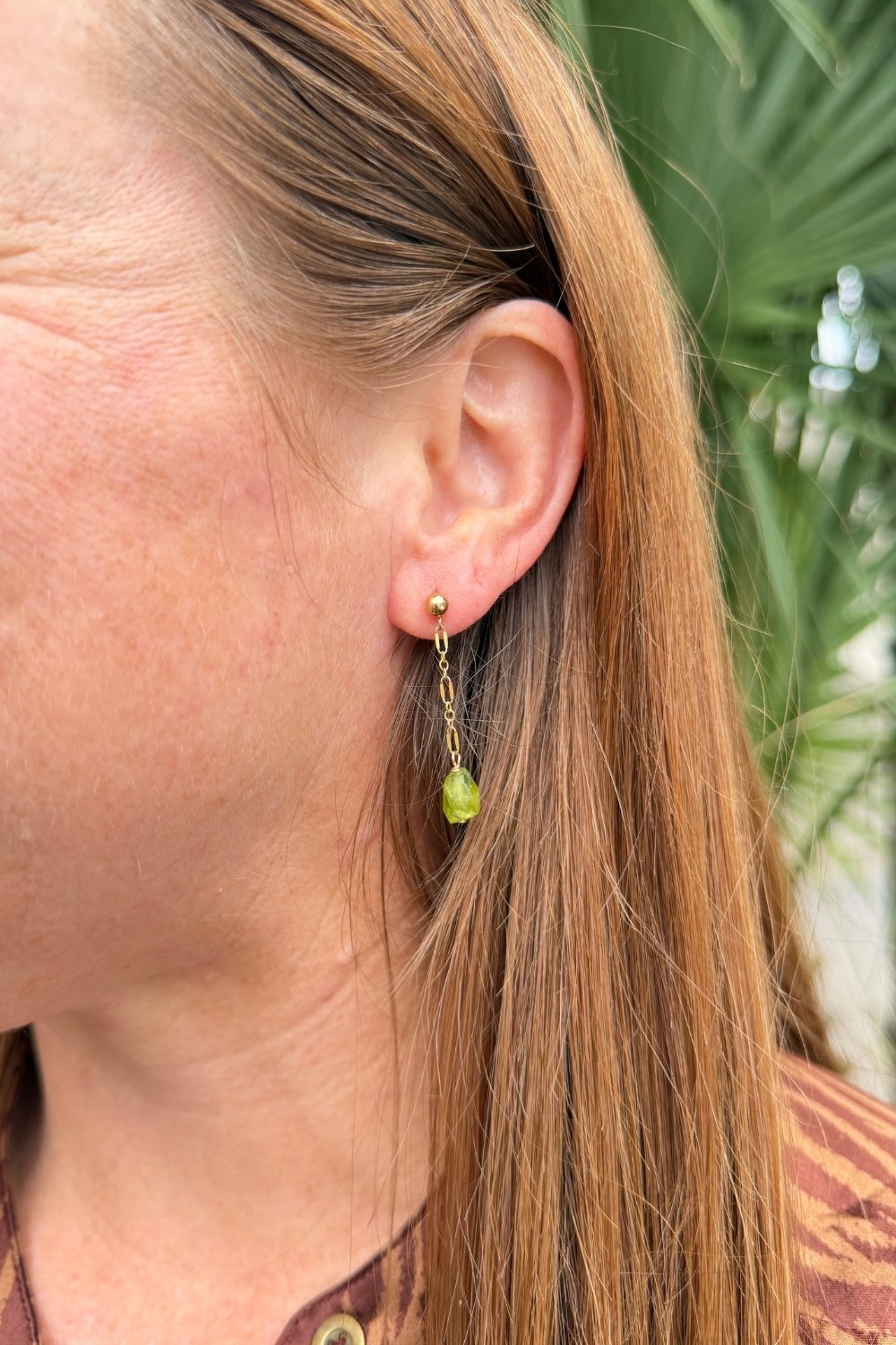 Peridot Drop Earrings