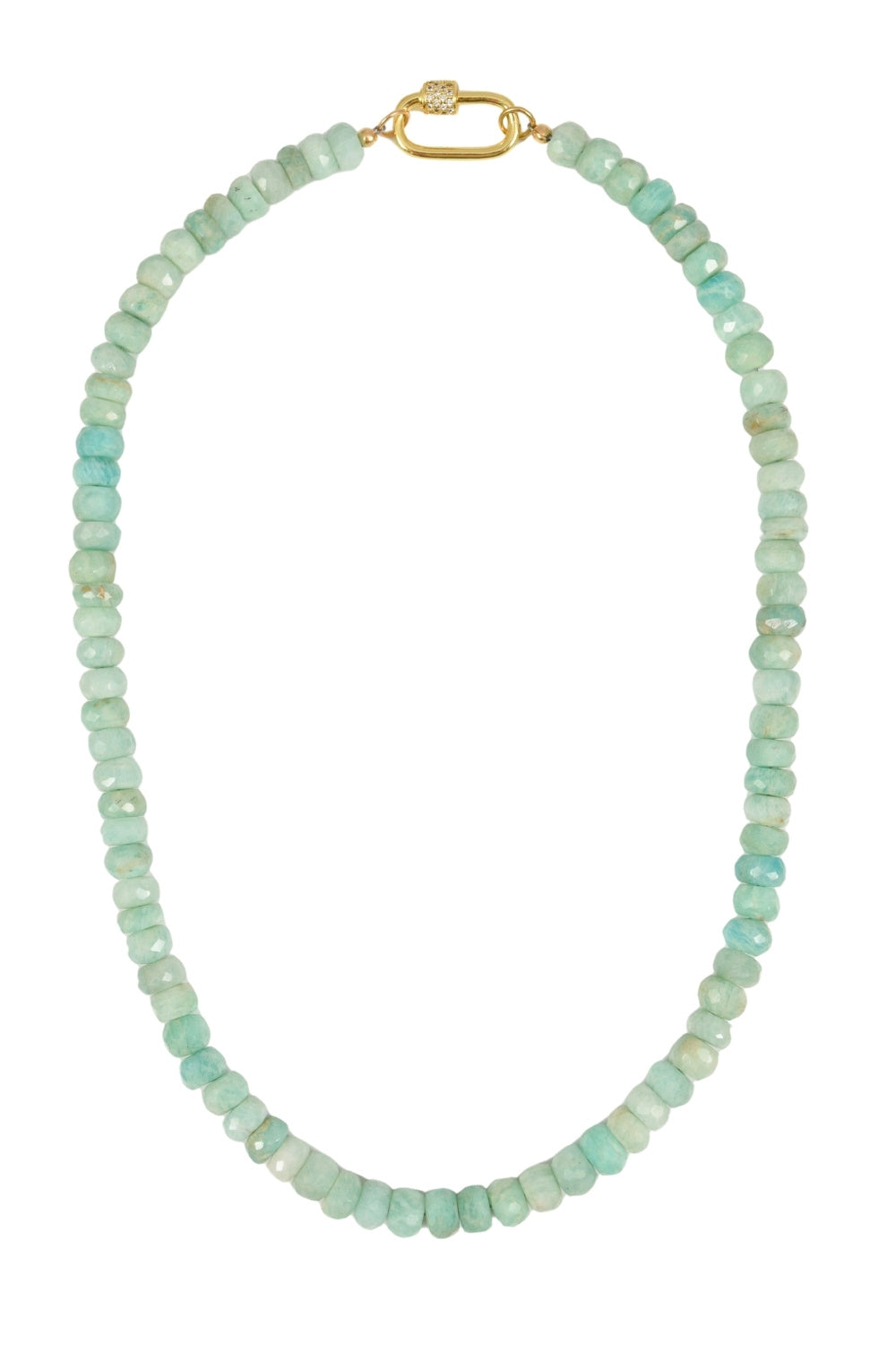 Amazonite Carabiner Necklace