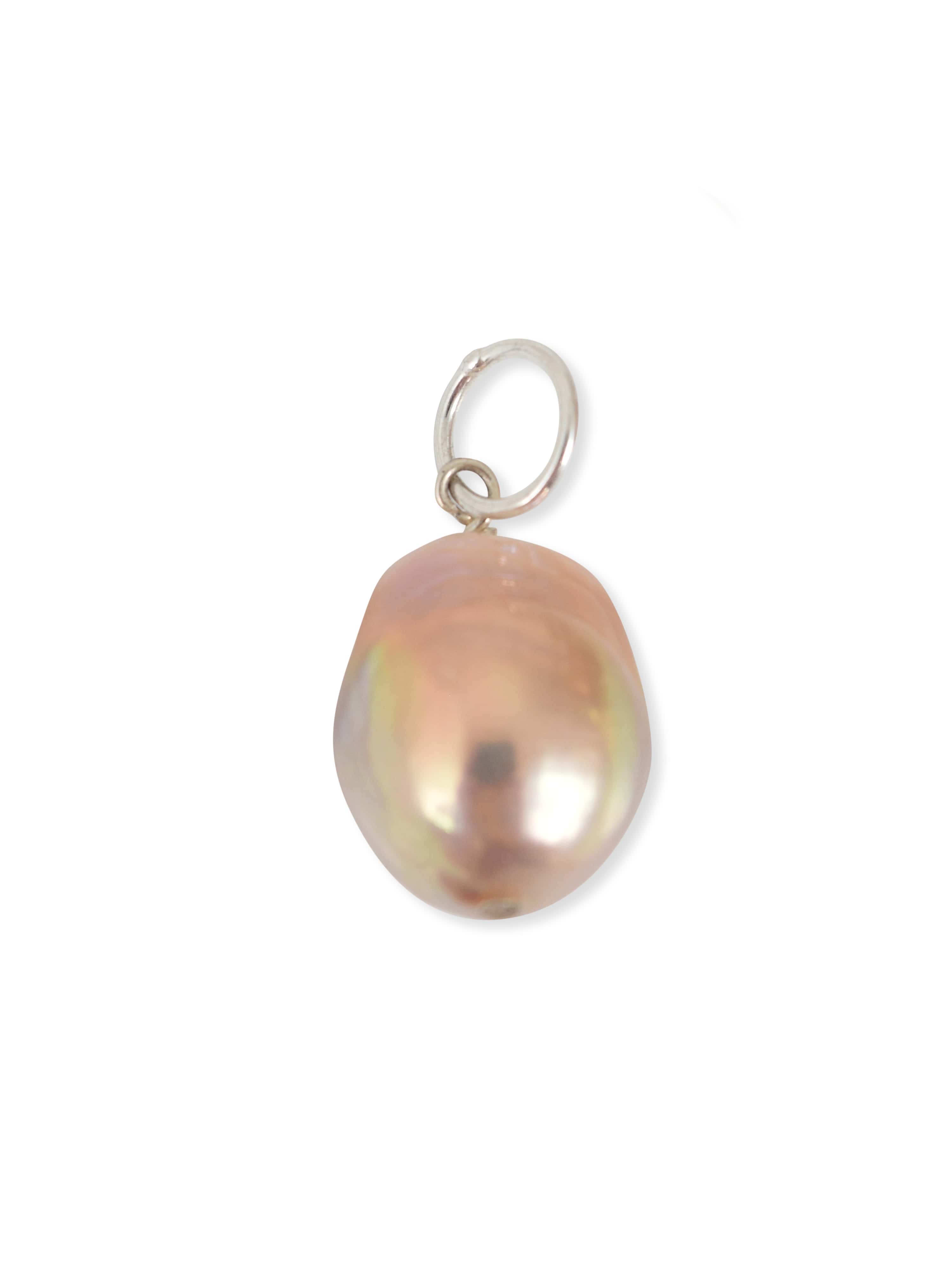 Pink Baroque Pearl Charm