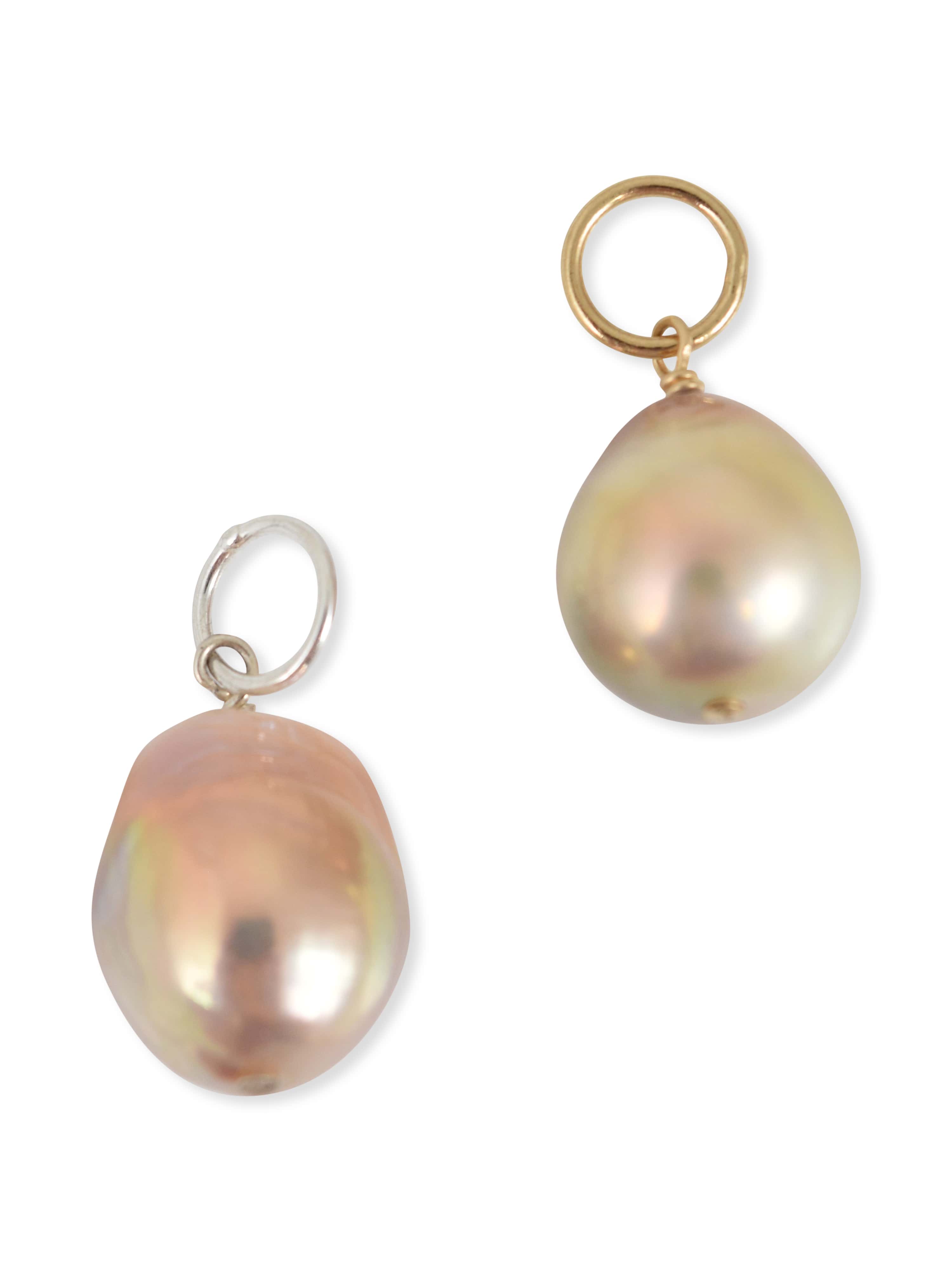 Pink Baroque Pearl Charm