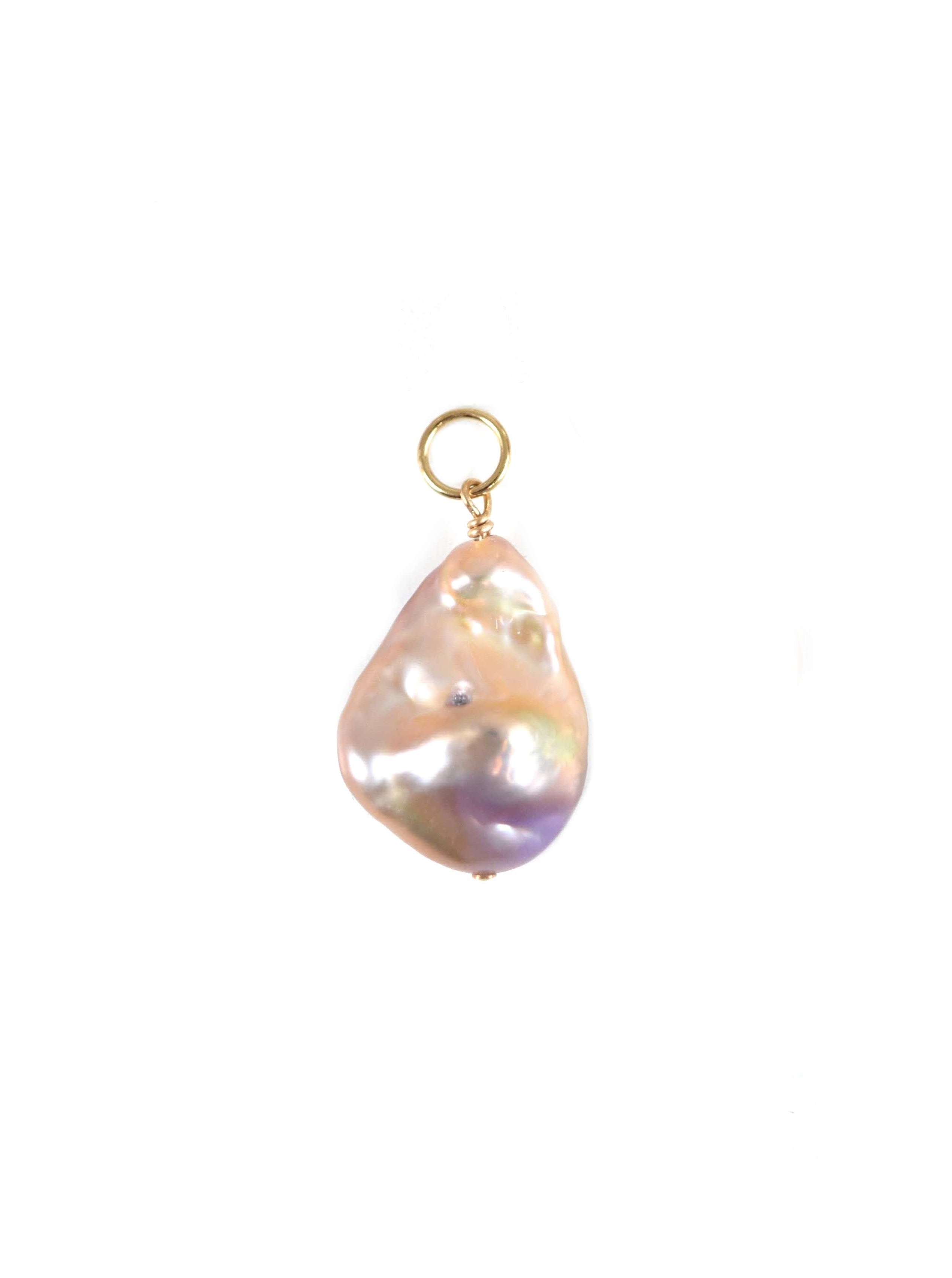 Pink Keshi Pearl Charm