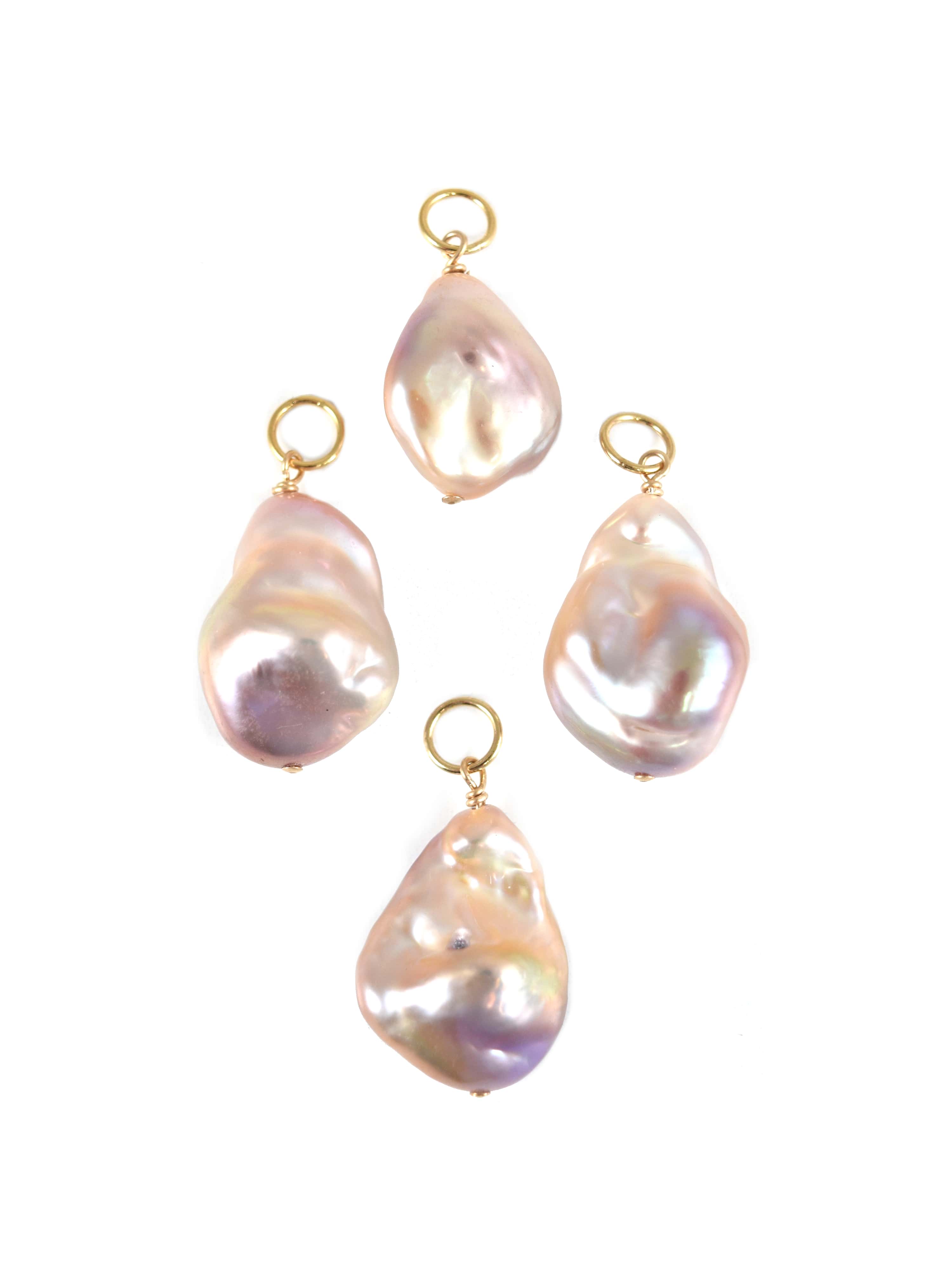 Pink Keshi Pearl Charm